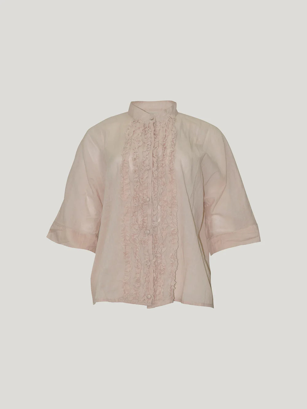 Sasha Ruffle Blouse - Perla