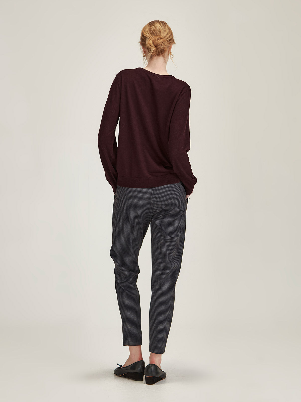 Blue Check Jogger