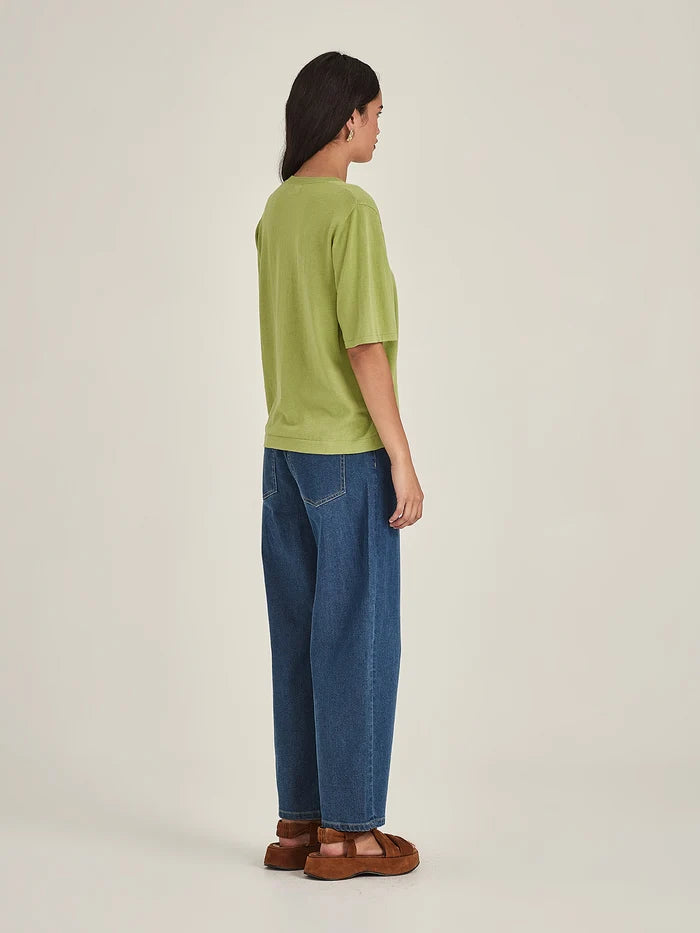 Sills Raye V Knit Tee - Lawn