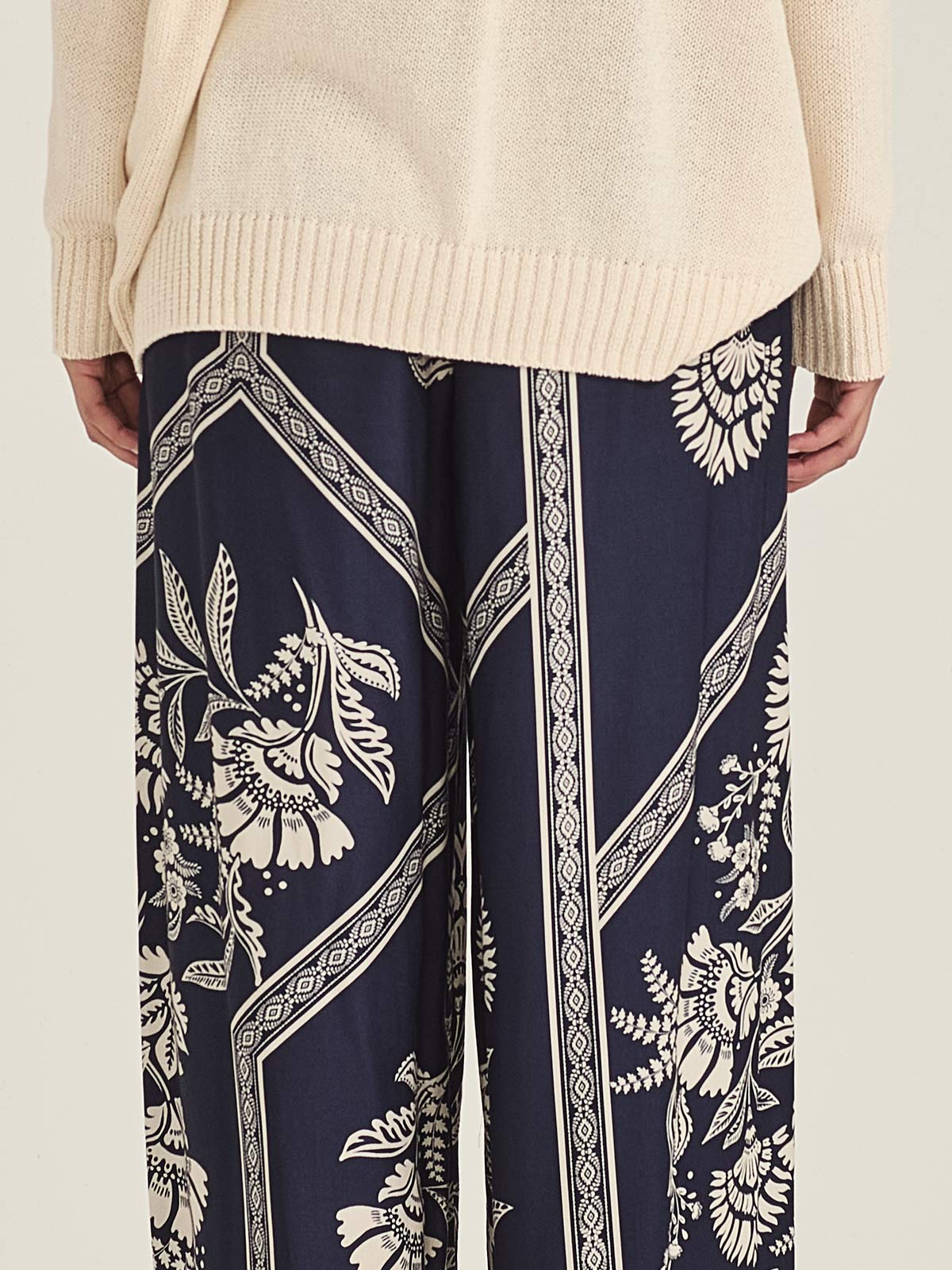Sills Mondo Print Pant - French Blue