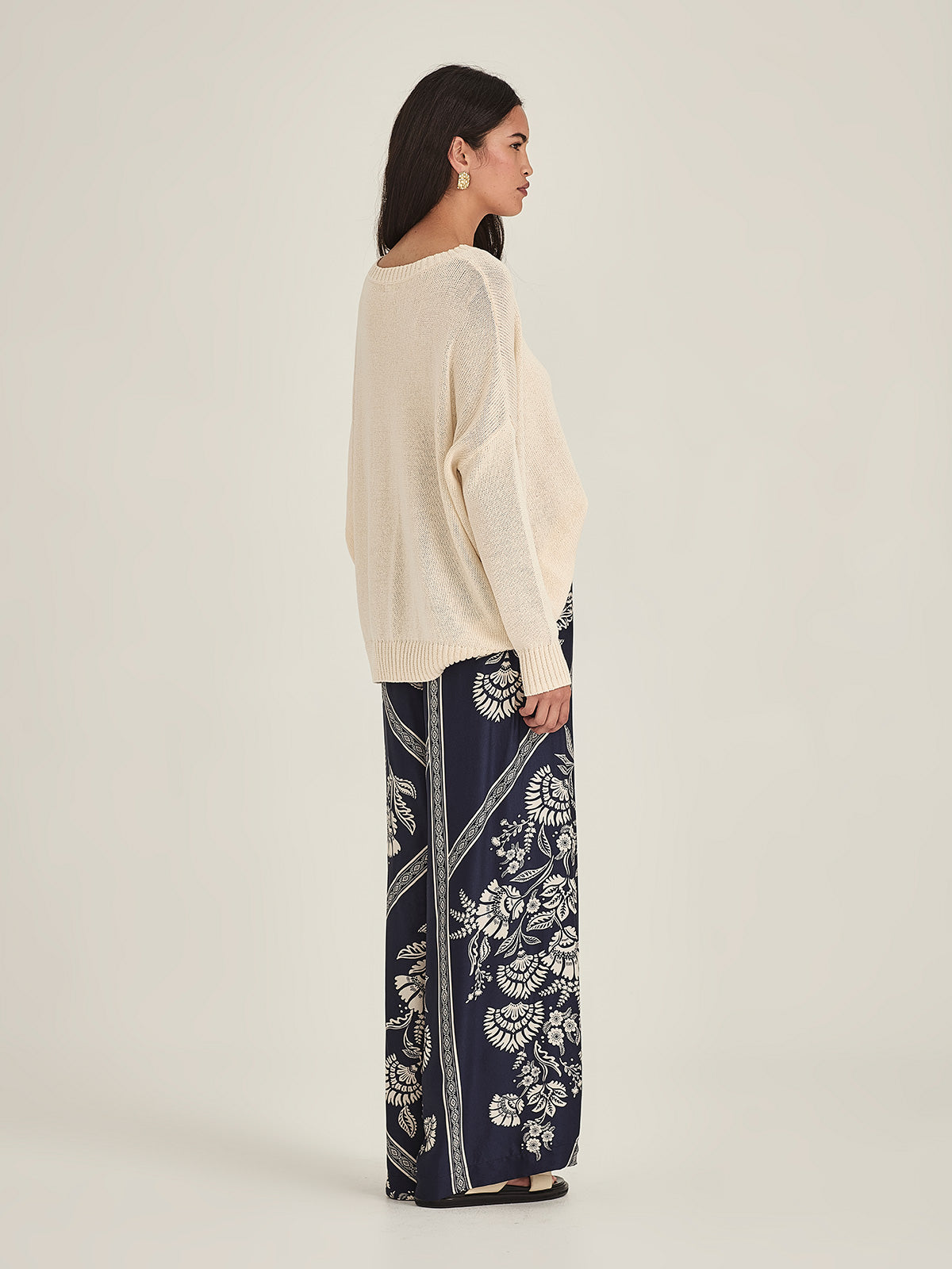 Sills Mondo Print Pant - French Blue