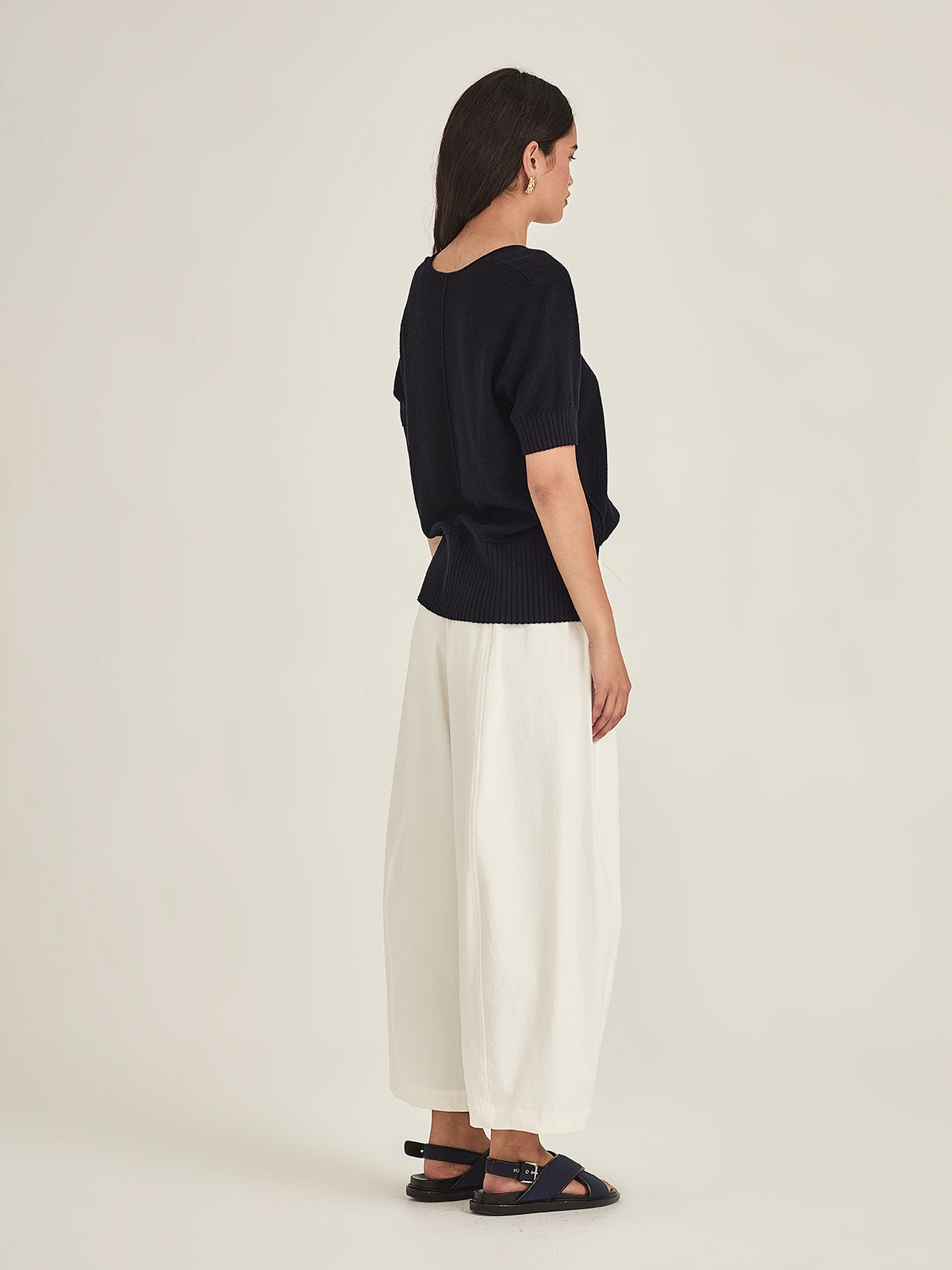 Sills Harriet Barrel Pant - Ivory