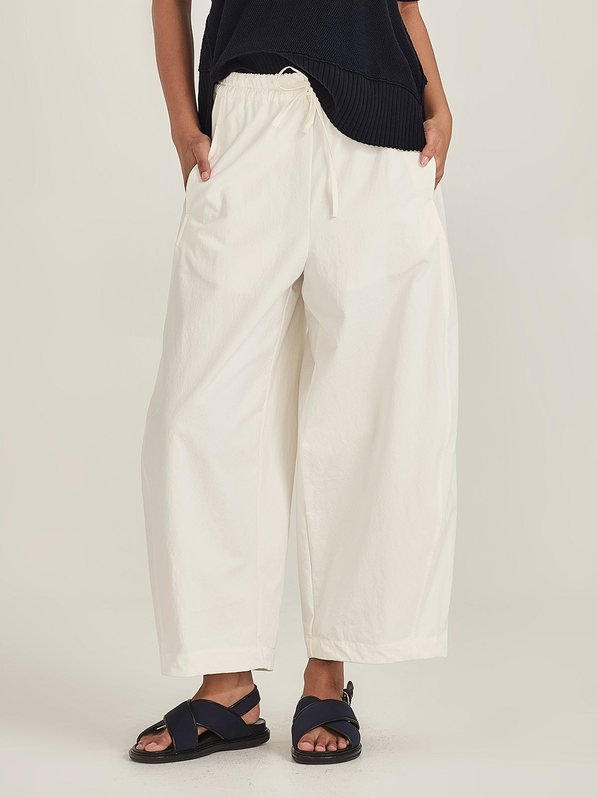 Sills Harriet Barrel Pant - Ivory