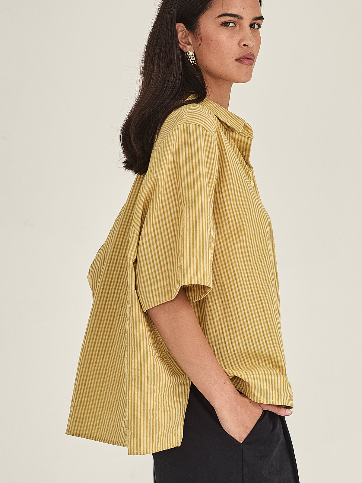 Sills Jenne Cape Blouse - Dijon