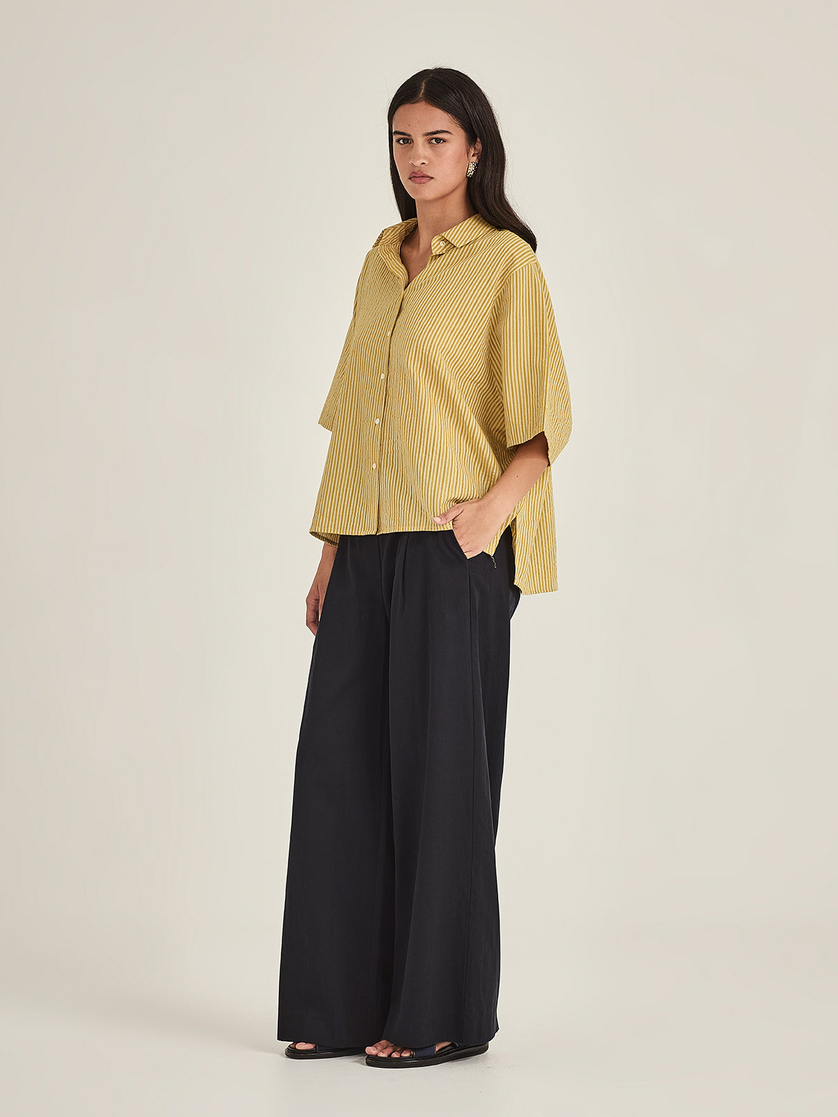 Sills Jenne Cape Blouse - Dijon