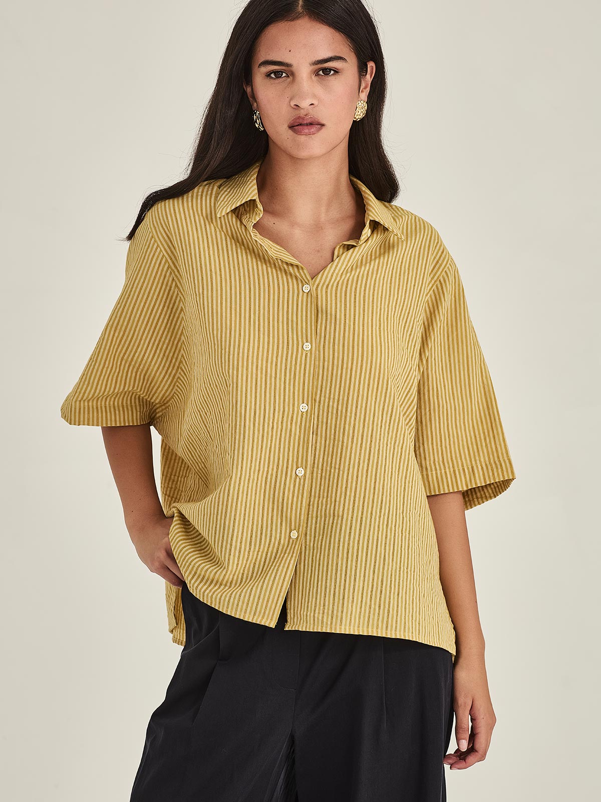 Sills Jenne Cape Blouse - Dijon
