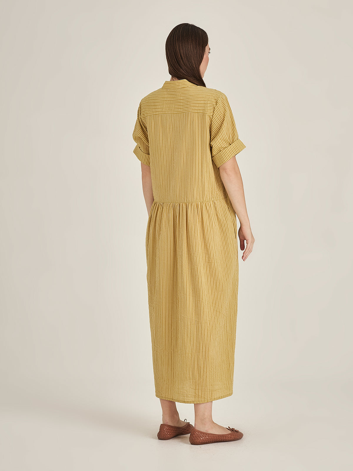 Sills Monica Stripe Dress - Dijon Stripe
