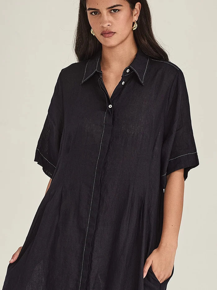 Sills Meadow Dress - French Navy