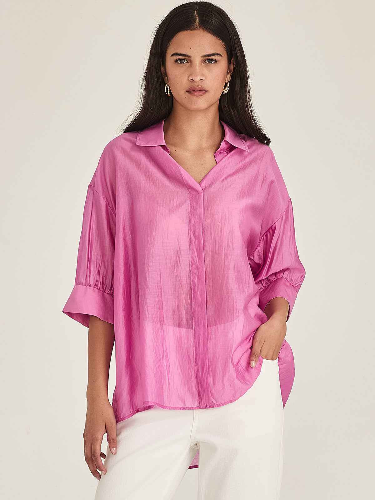 Sills Millie Blouse – Fuschia