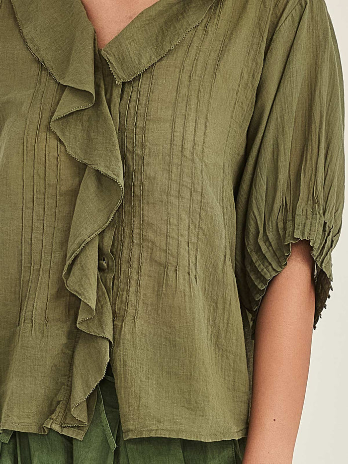 Sills Elodie Blouse - Grass Green
