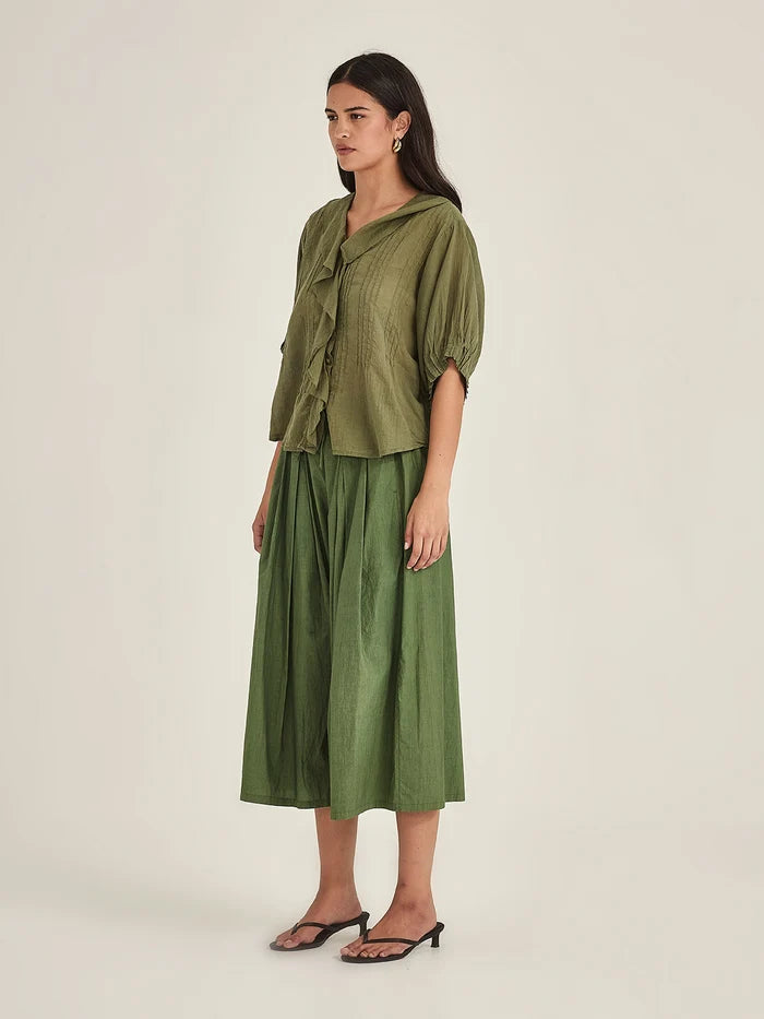 Sills Elodie Blouse - Grass Green