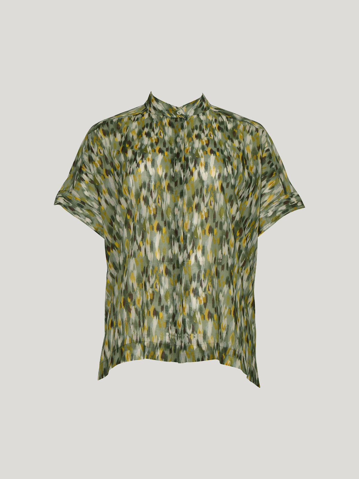 Sills Helene Print Top – Khaki Brush