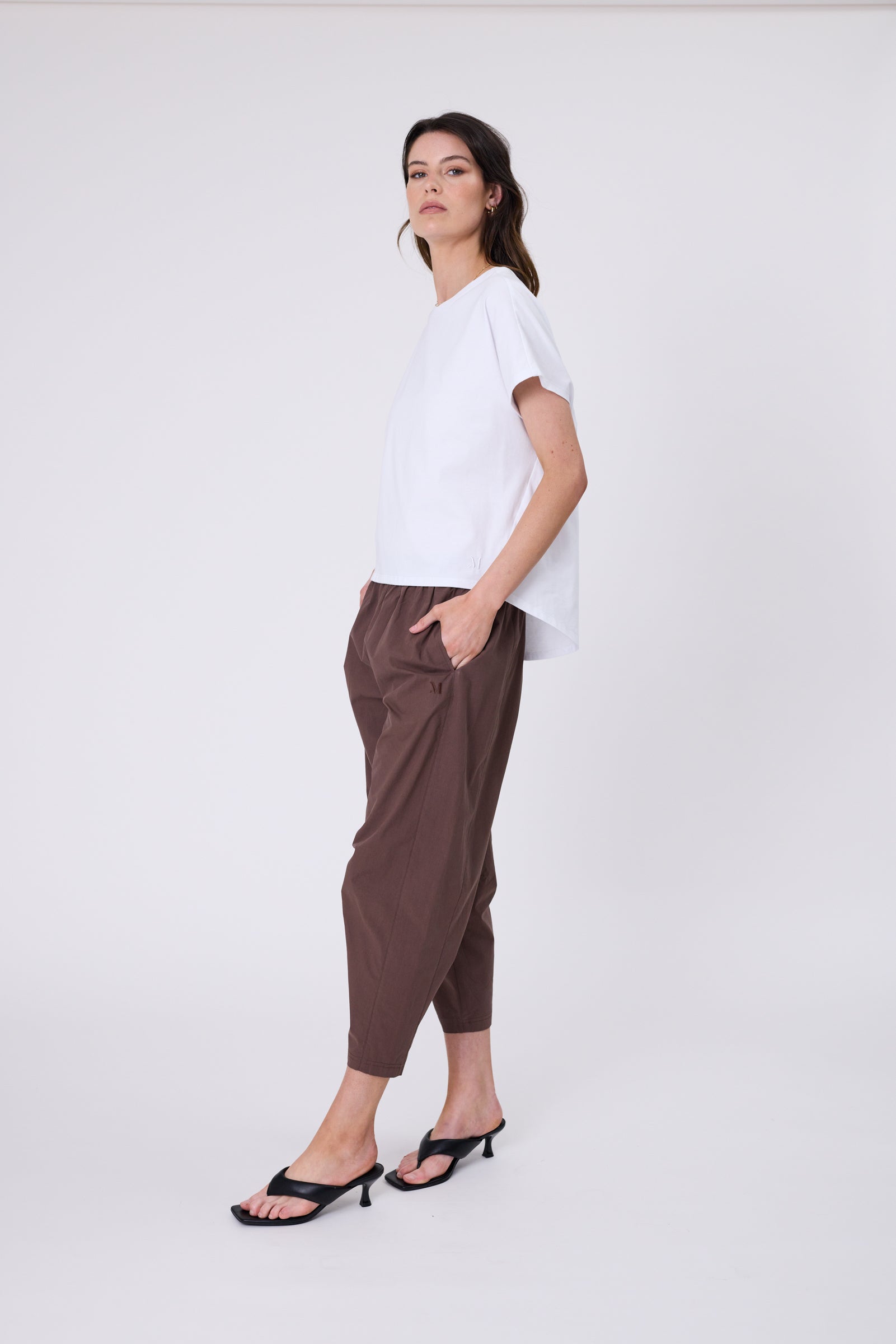 Silo Barrel Pant - Carob