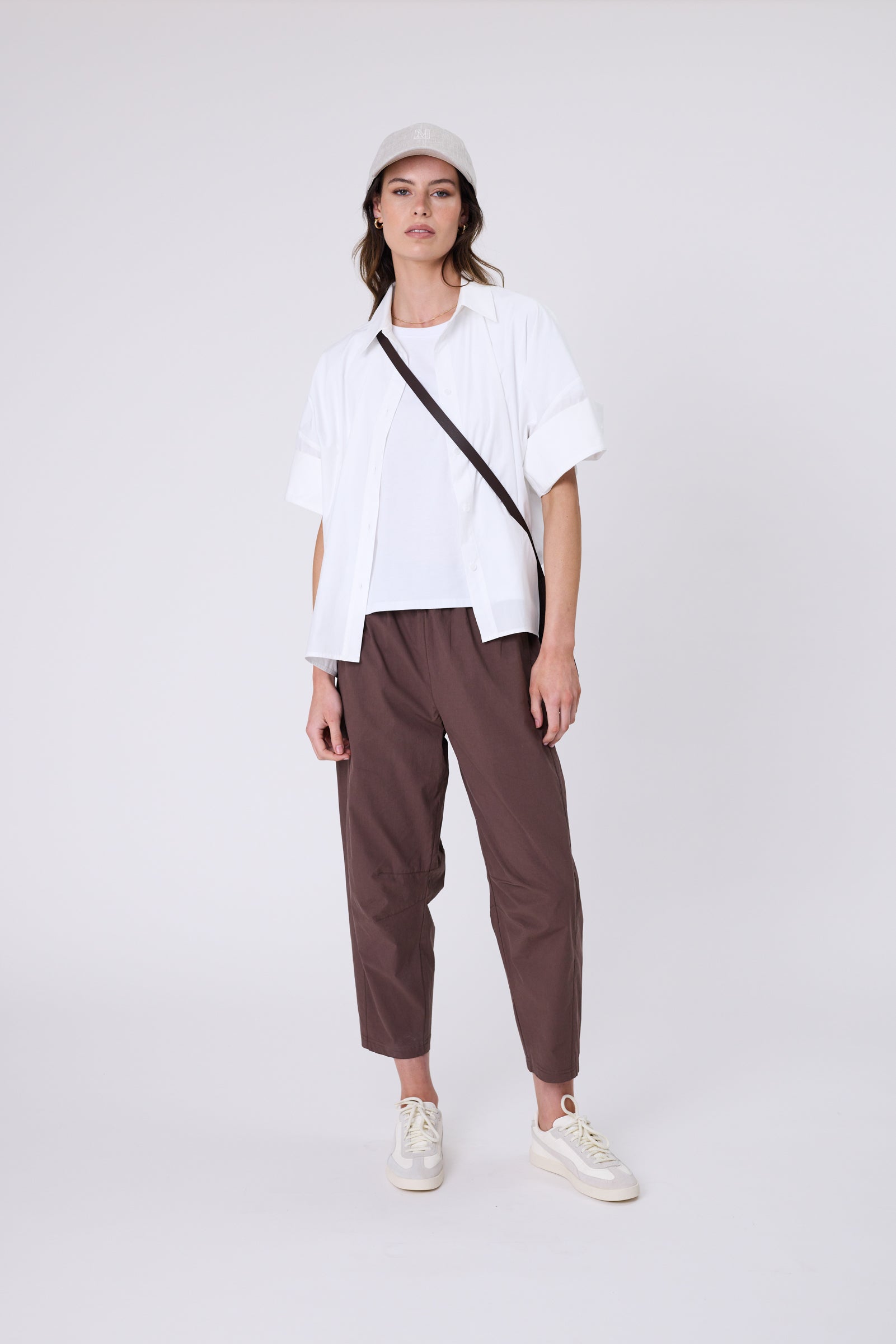 Silo Barrel Pant - Carob
