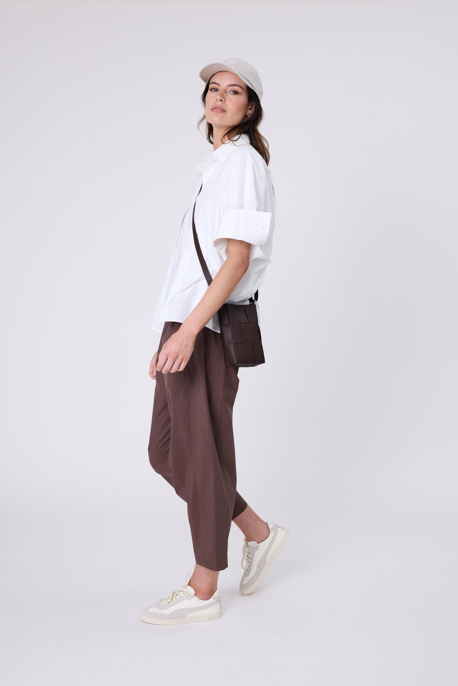 Silo Barrel Pant - Carob