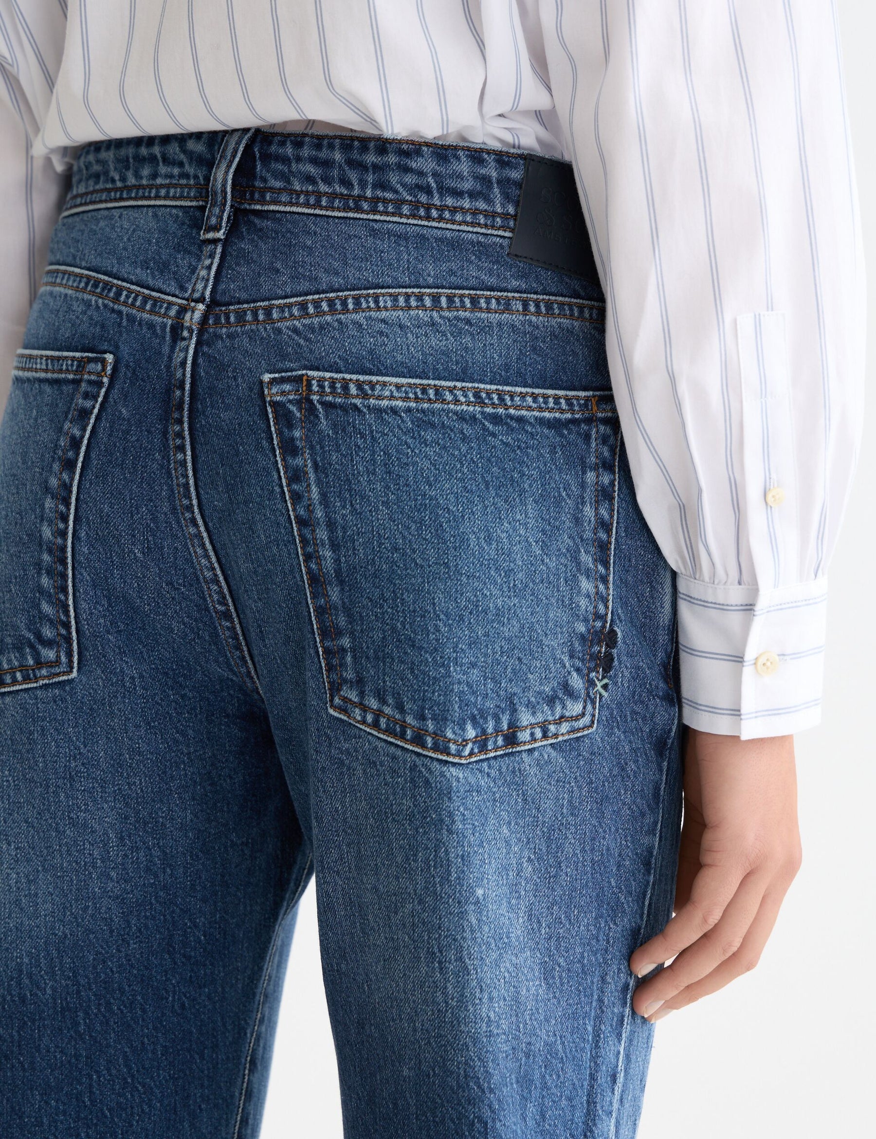 The Buzz Boyfriend Jeans - Tempo Blue