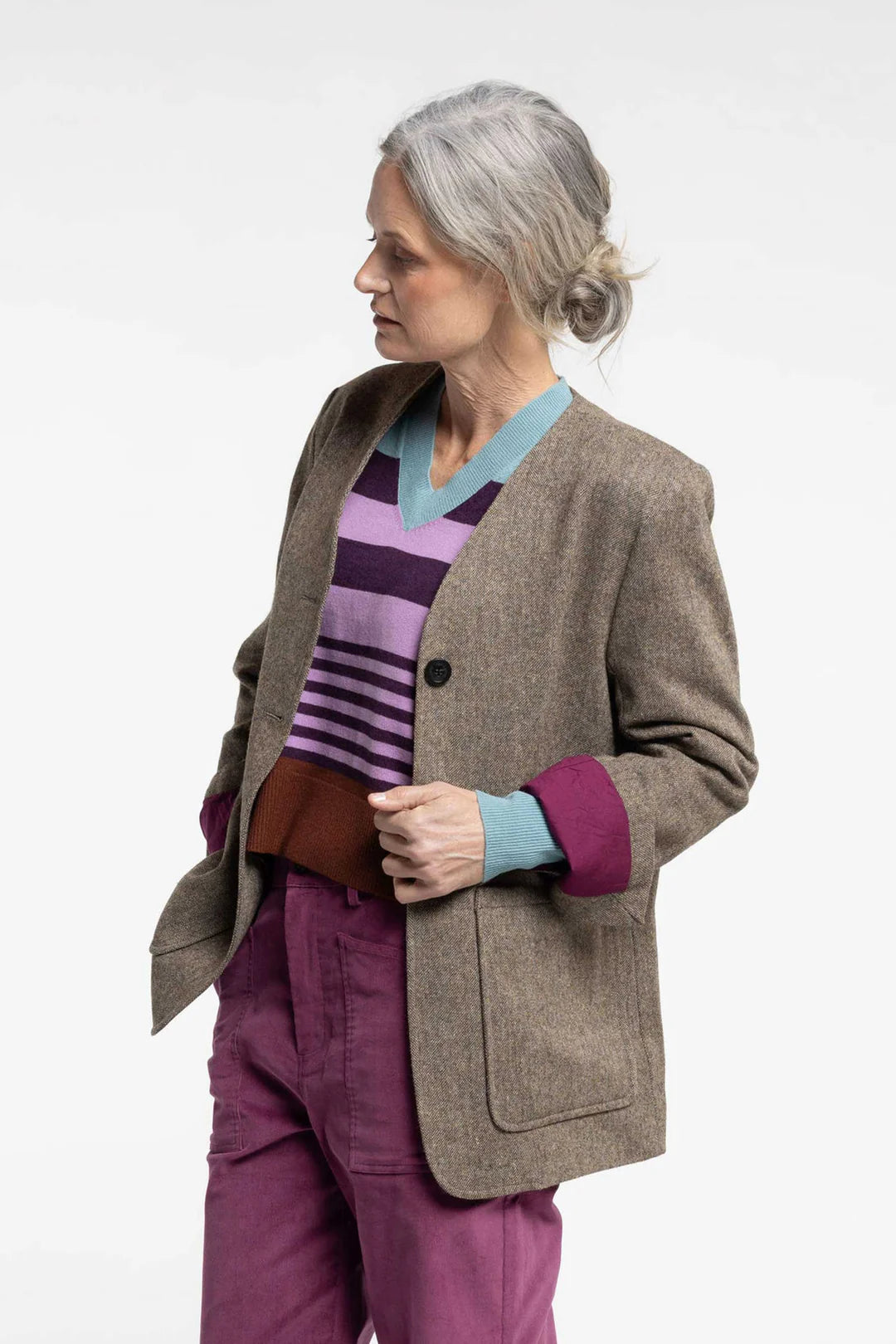 Stella Jacket - Tweed & Mulberry