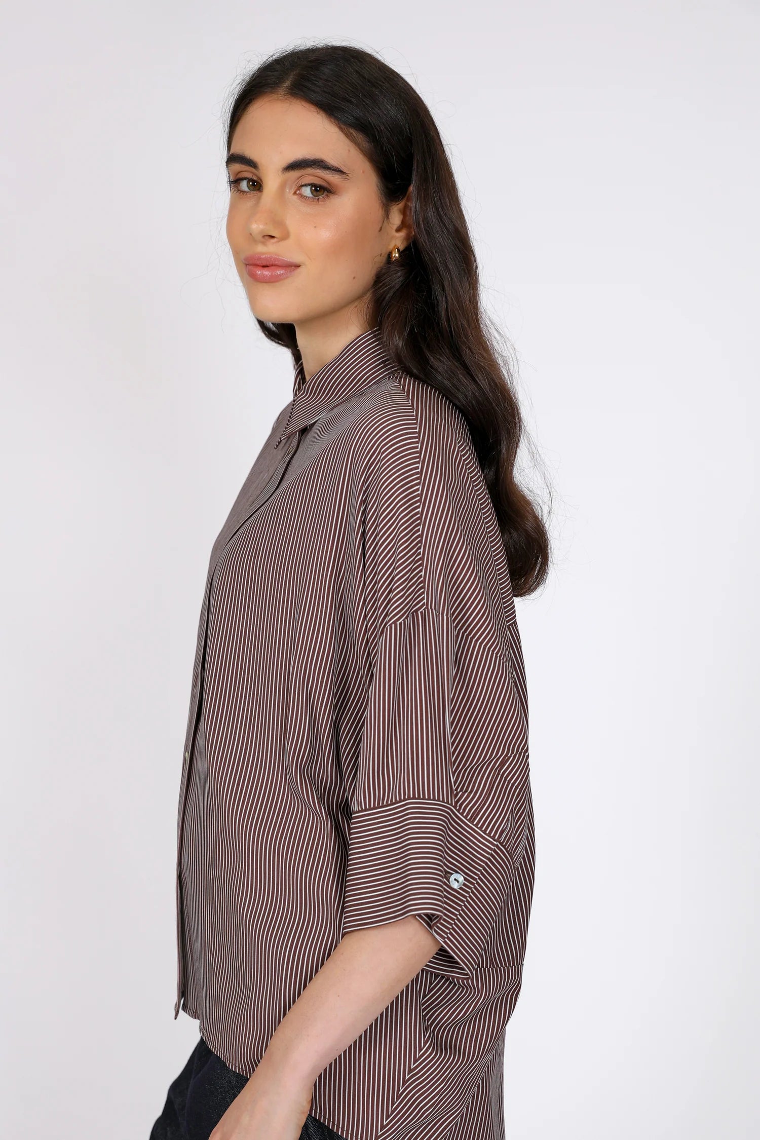 Strand Shirt - Java Stripe