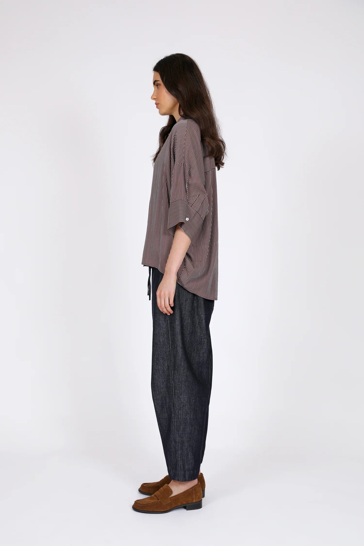 Strand Shirt - Java Stripe