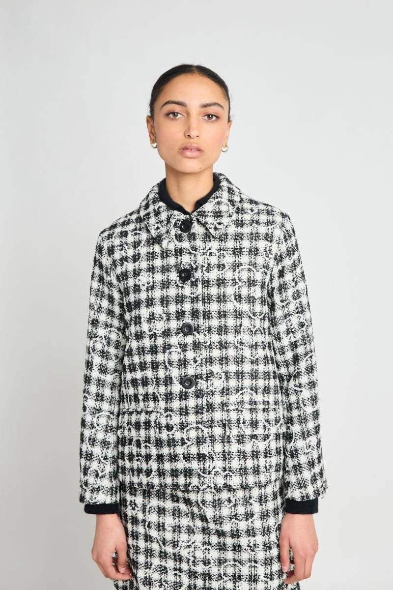 Maya Jacket - Black and White