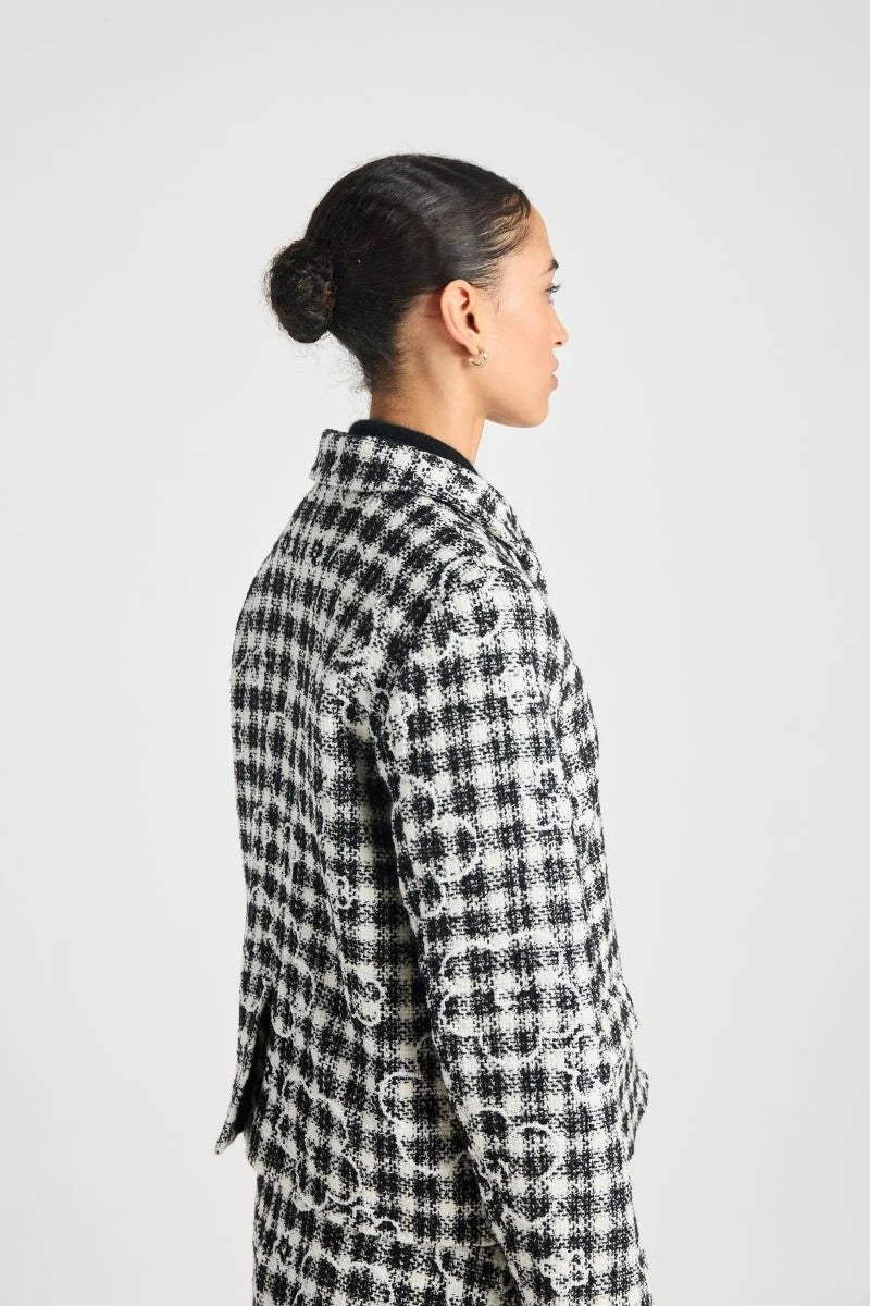 Maya Jacket - Black and White