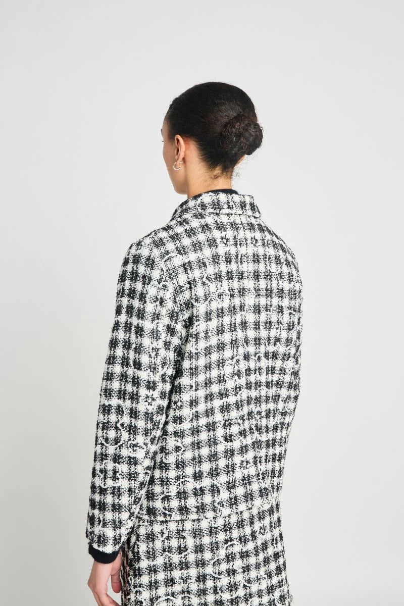 Maya Jacket - Black and White
