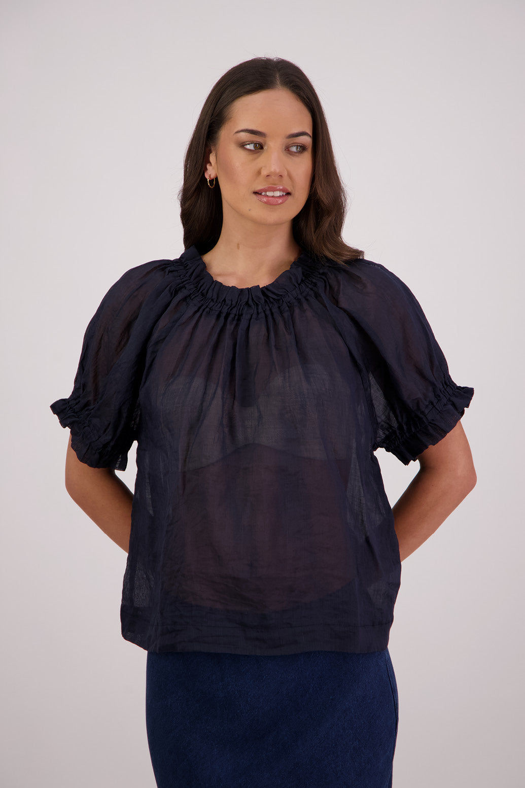 Briarwood Teddy Top - Ink