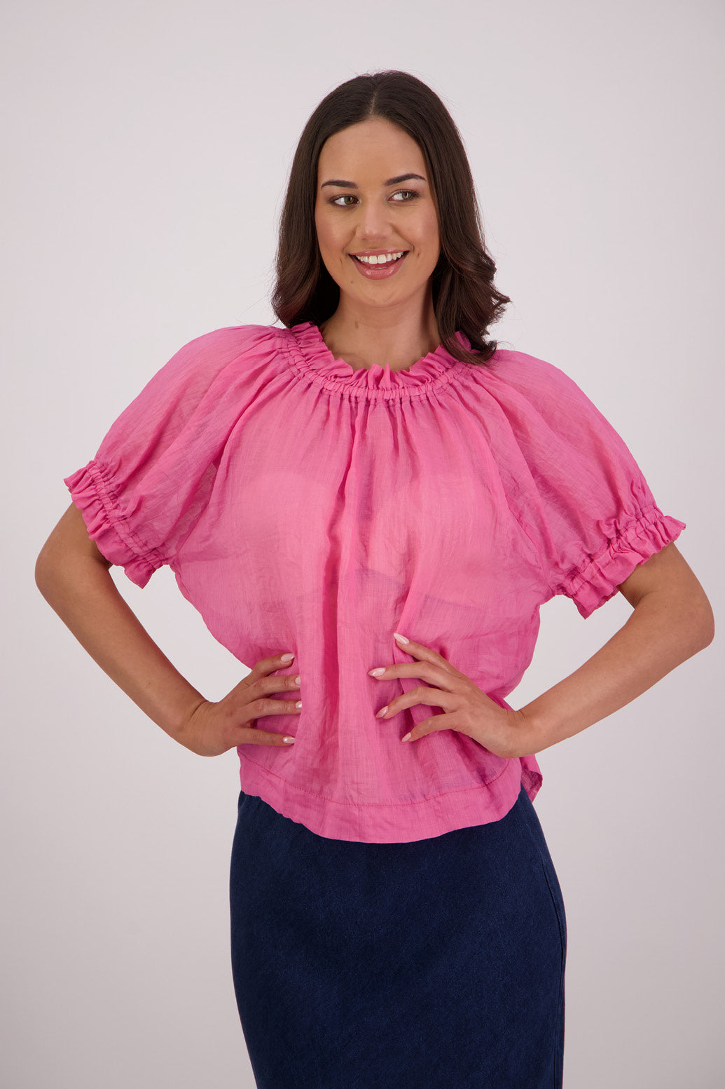 Briarwood Teddy Top - Pale Pink