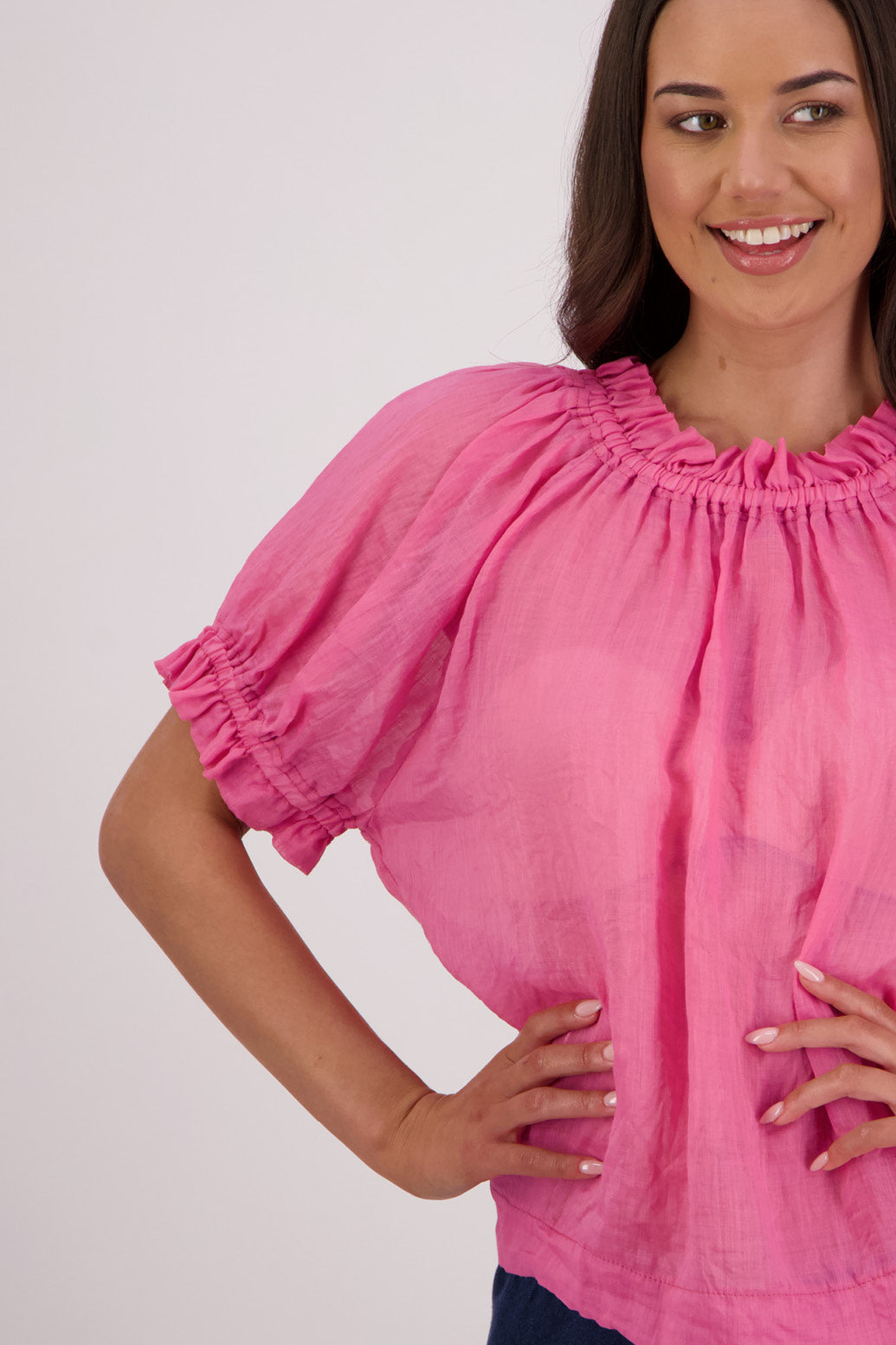 Briarwood Teddy Top - Pale Pink