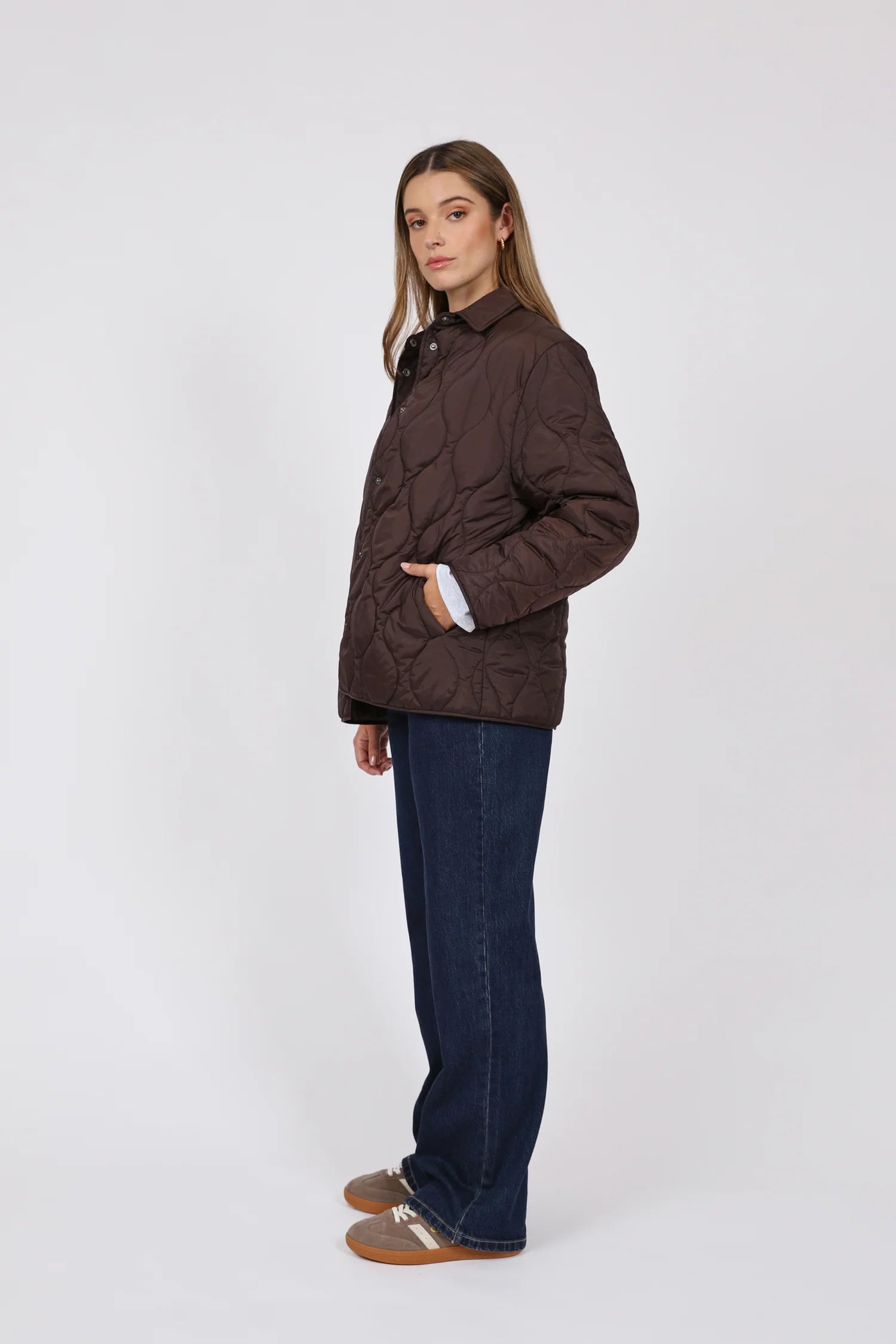 Toronto Quilted Jacket - Java