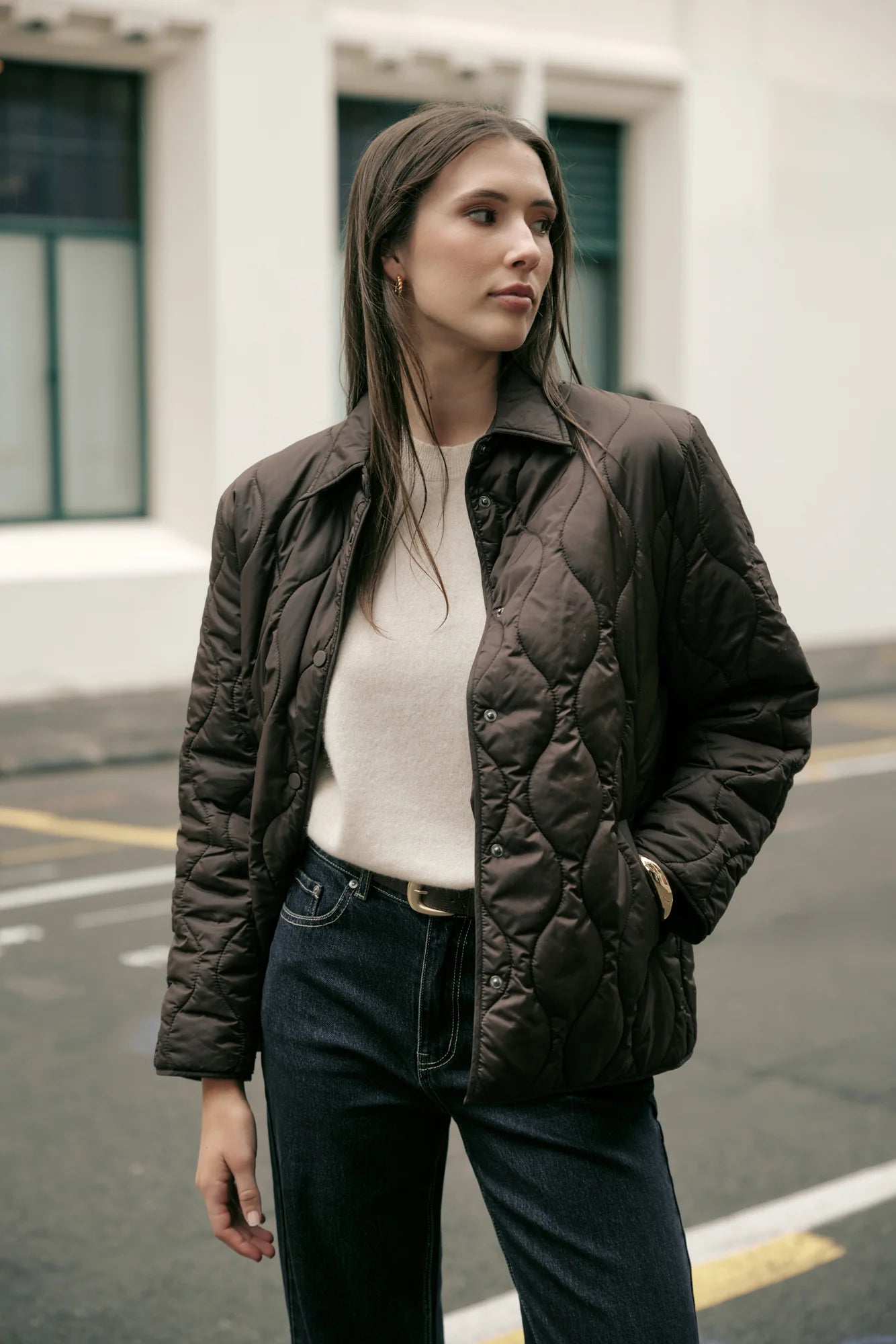 Toronto Quilted Jacket - Java