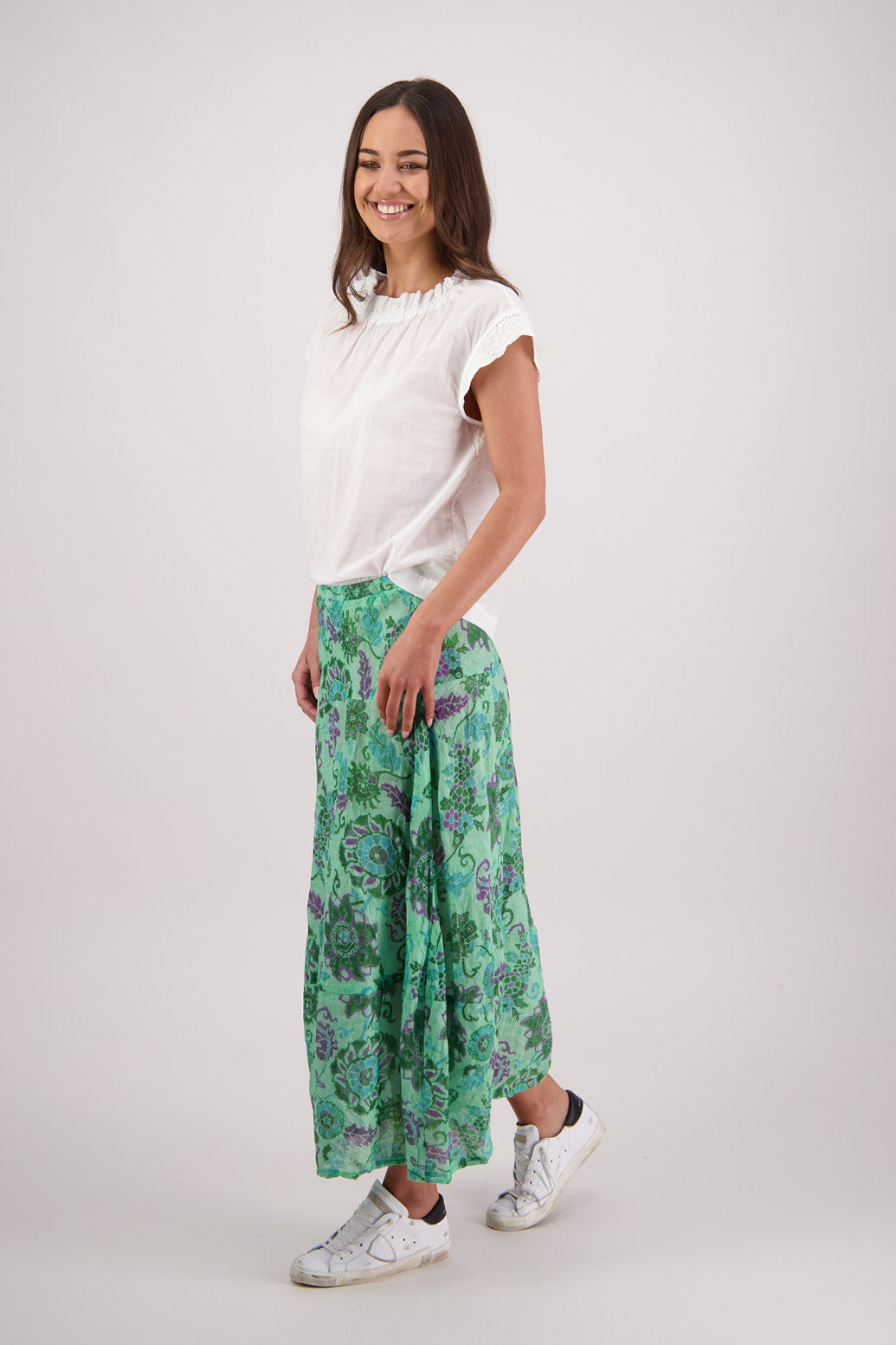 Briarwood Tutti Skirt - Green Floral