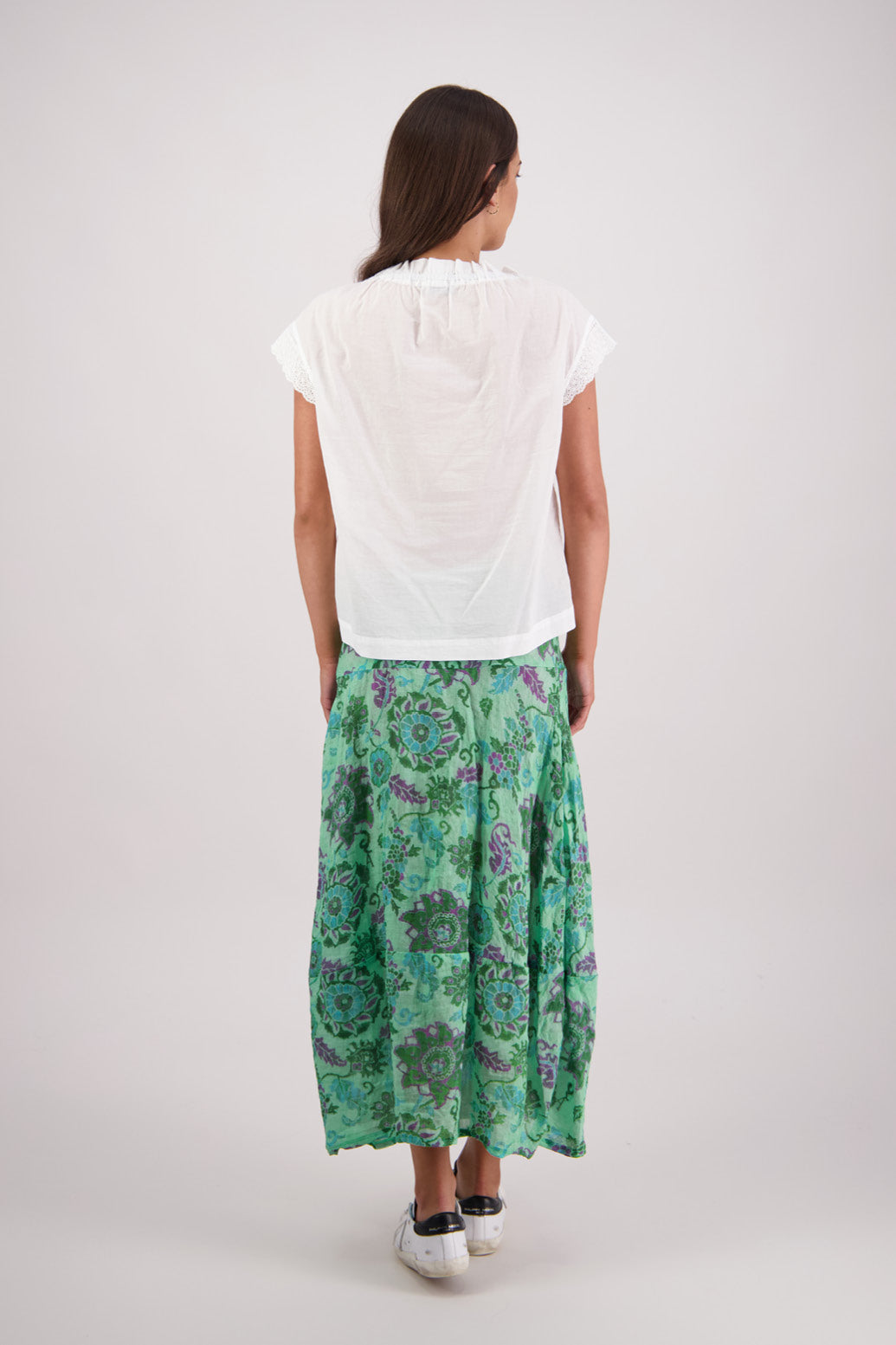 Briarwood Tutti Skirt - Green Floral