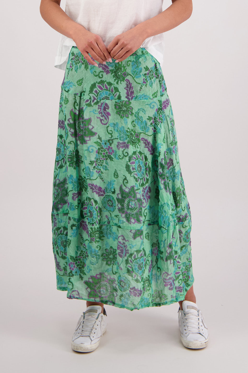 Briarwood Tutti Skirt - Green Floral