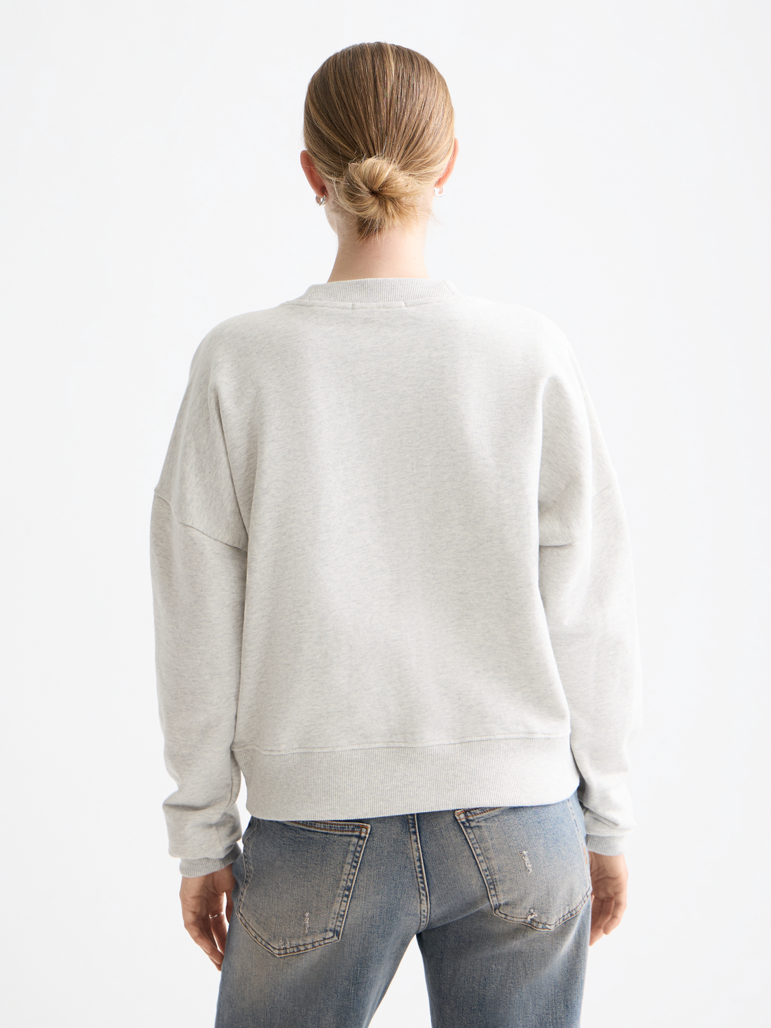 Relaxed Sweatshirt - Grey Ribbon
