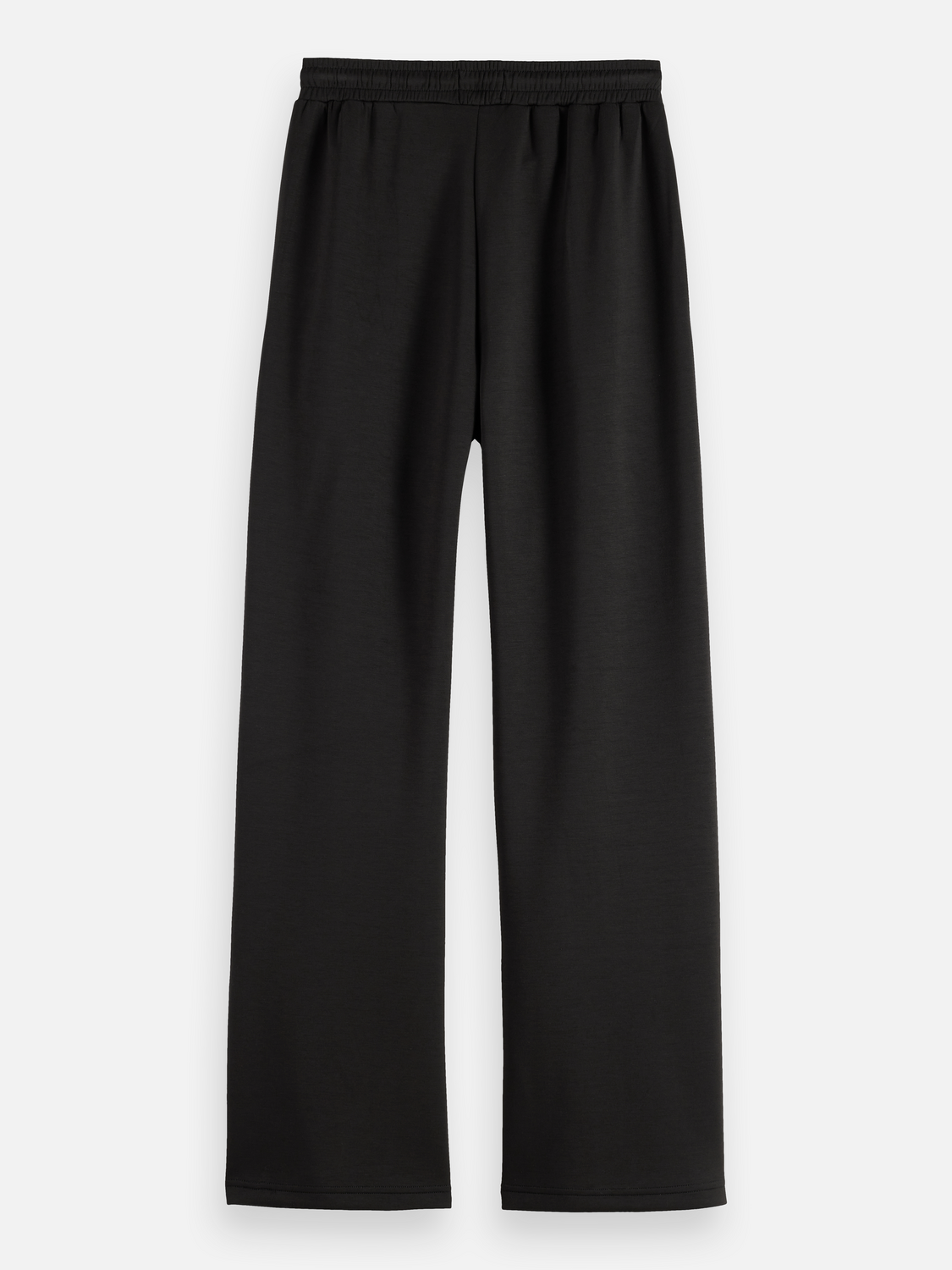 Modal Straight Fit Sweatpants - Black