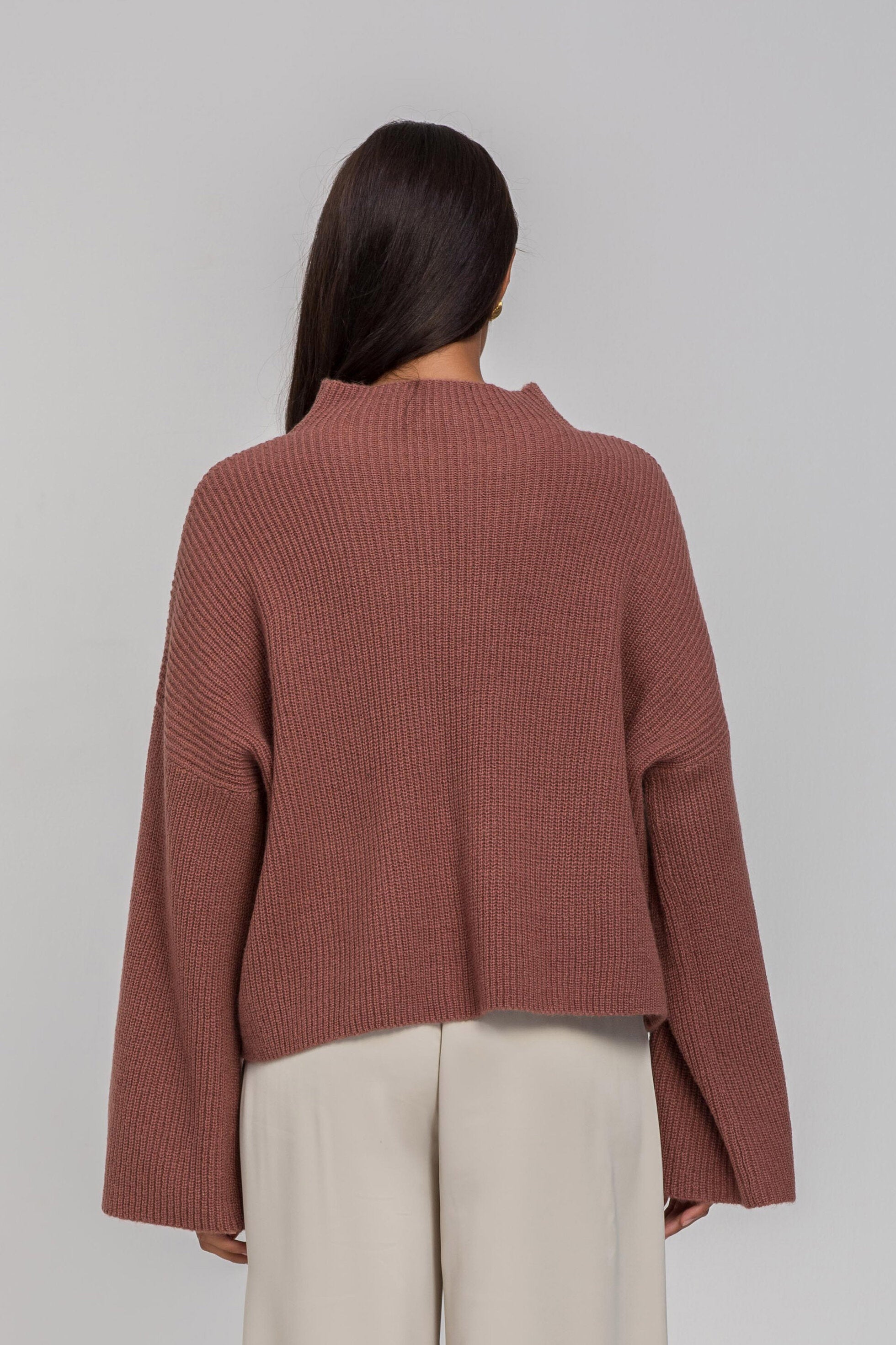 Blak United Allure Sweater - Rosy Brown