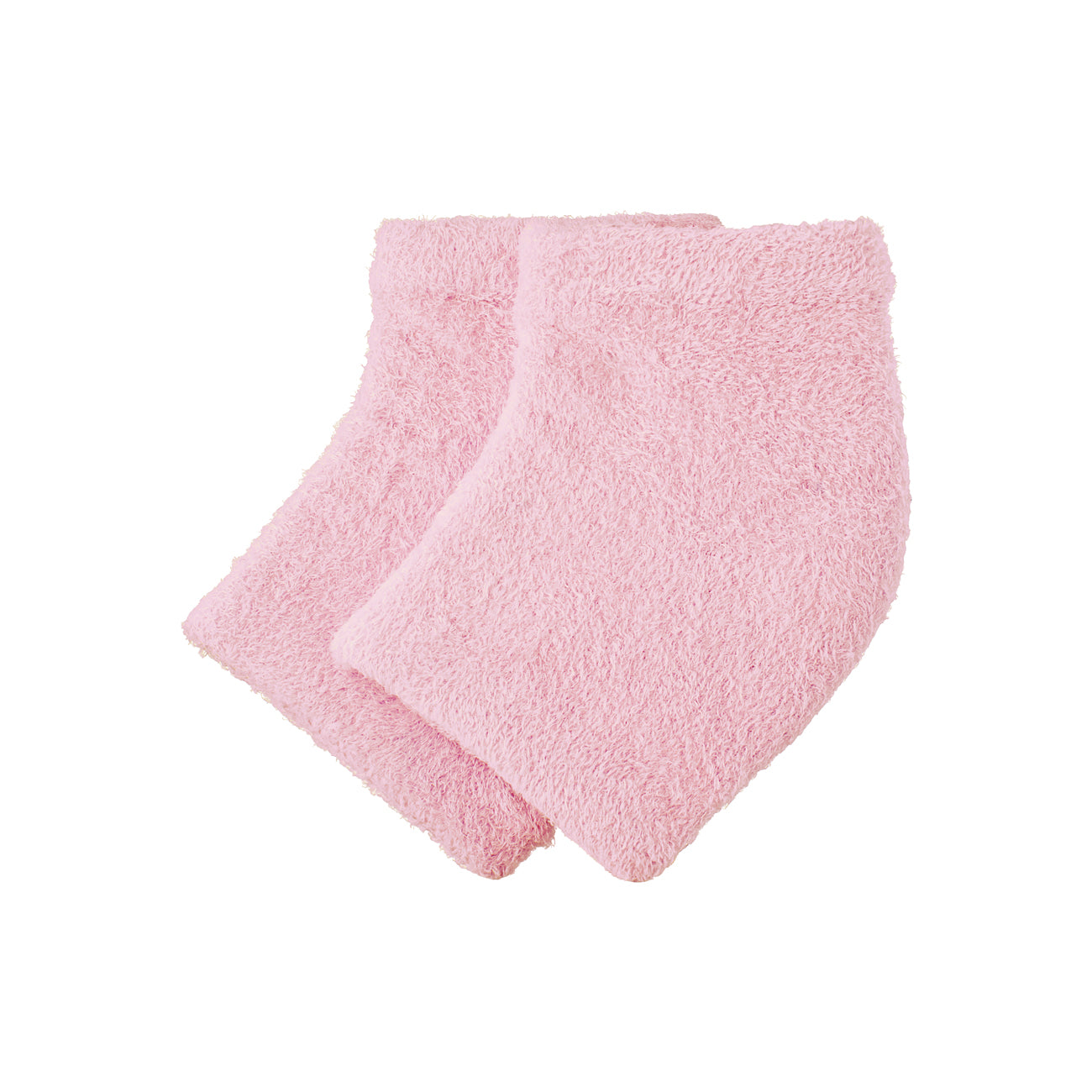 Moisturizing Heel Socks with Gel Heel Liner  - Pink