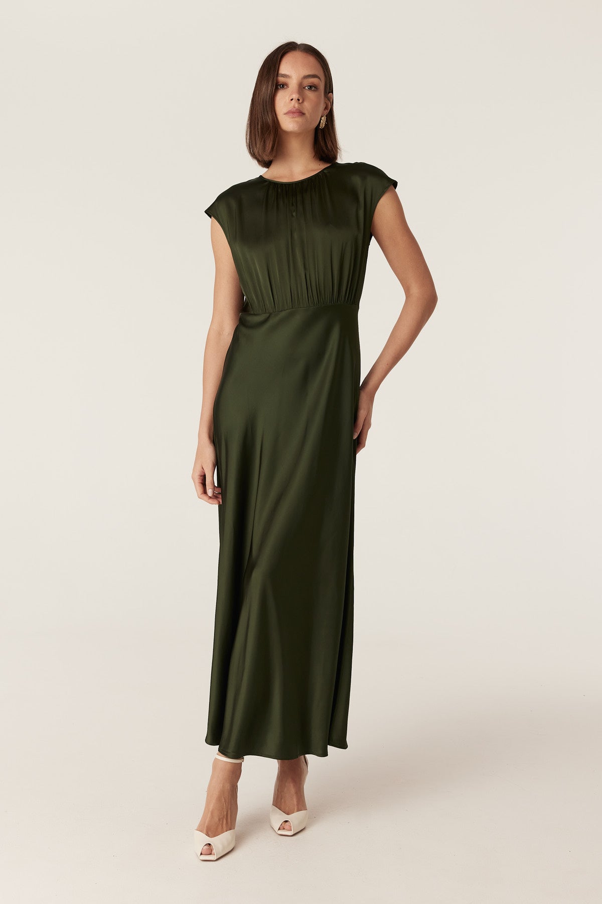 Cable Melbourne Muse Dress - Dark Green