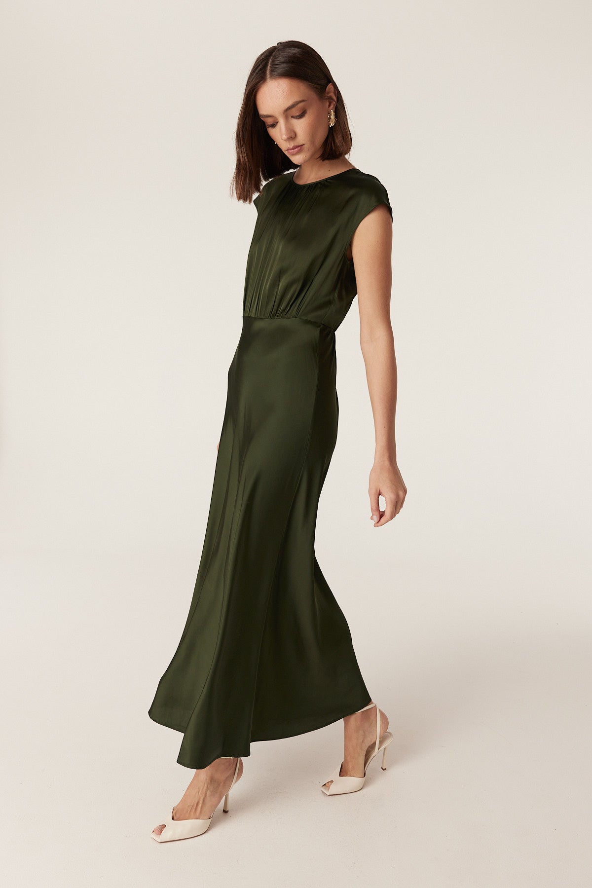 Cable Melbourne Muse Dress - Dark Green