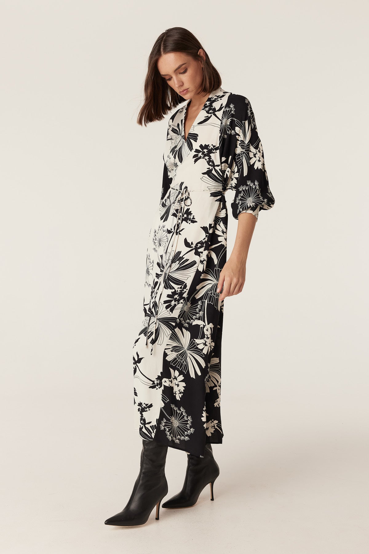 Cable Melbourne Rita Midi Dress - Deco Print