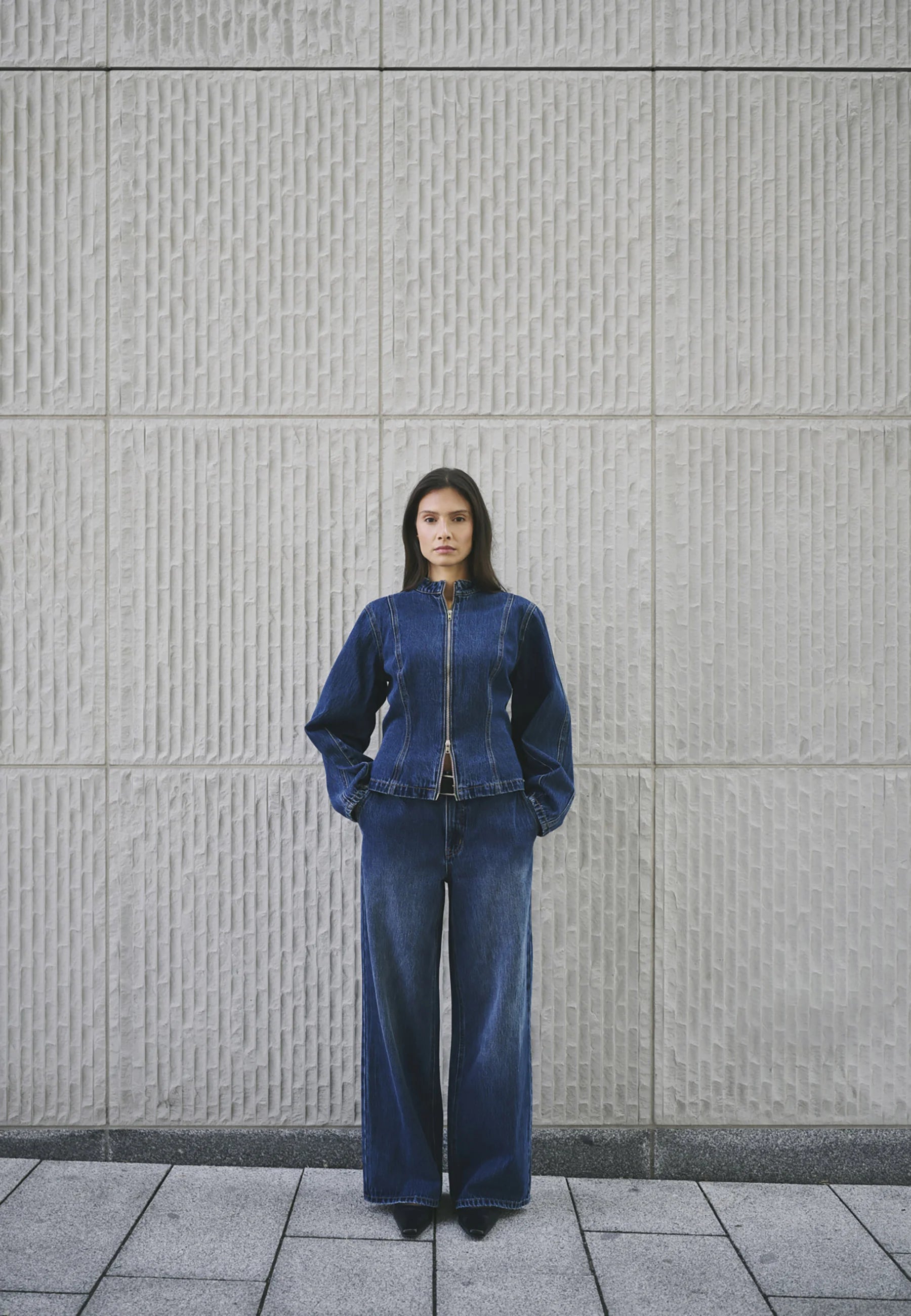 Bonnie Jacket - Dark Blue Denim