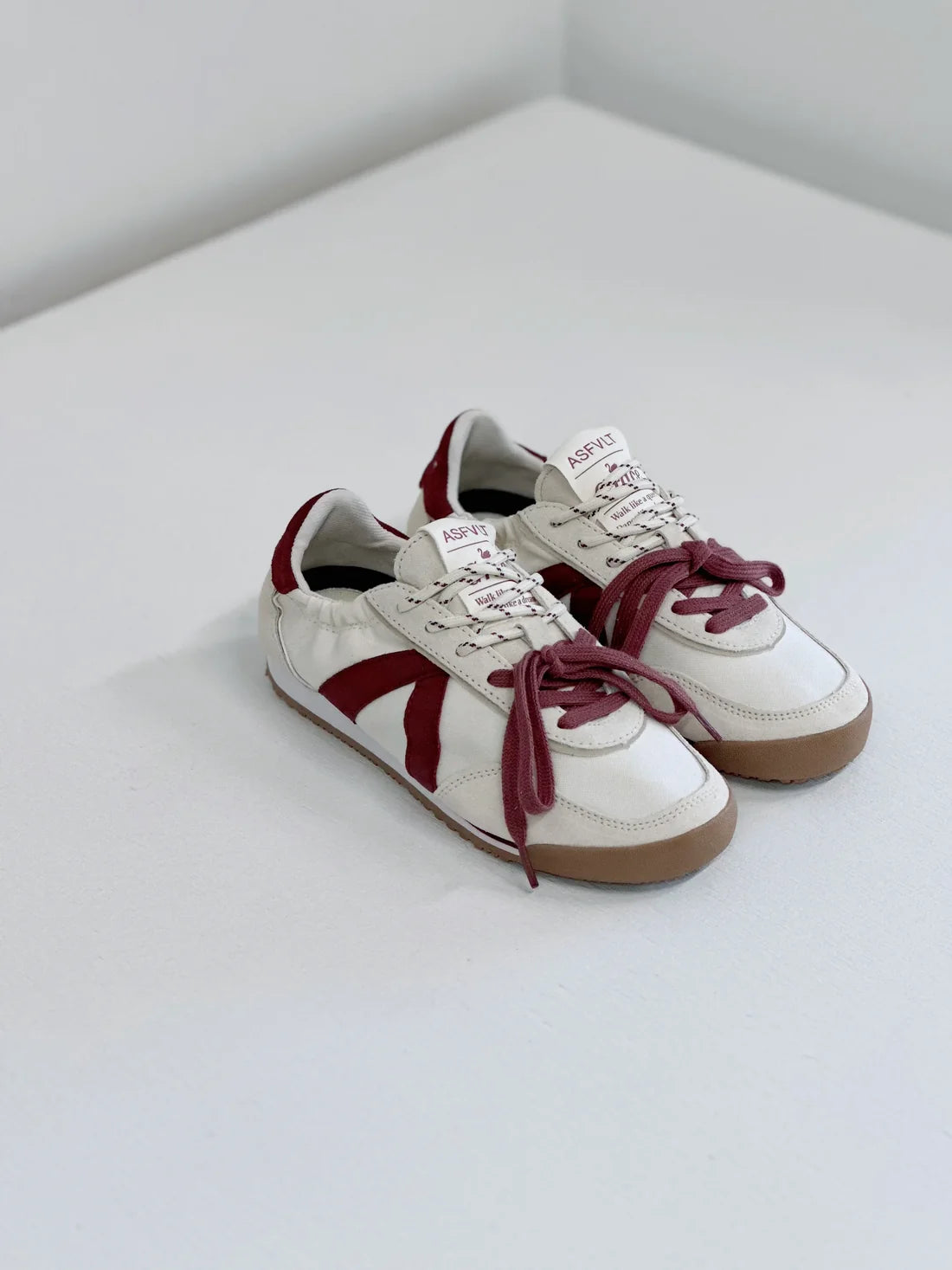 ASVLT Grace Sneaker — Cabernet Cream