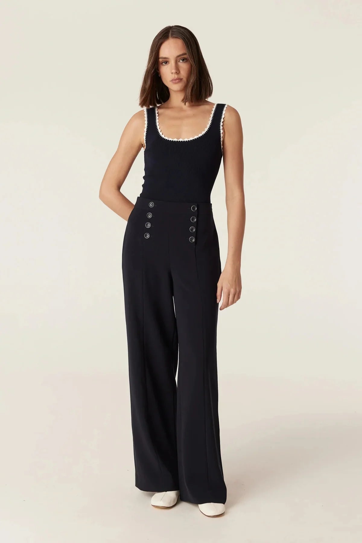Cable Cove Pant – Navy