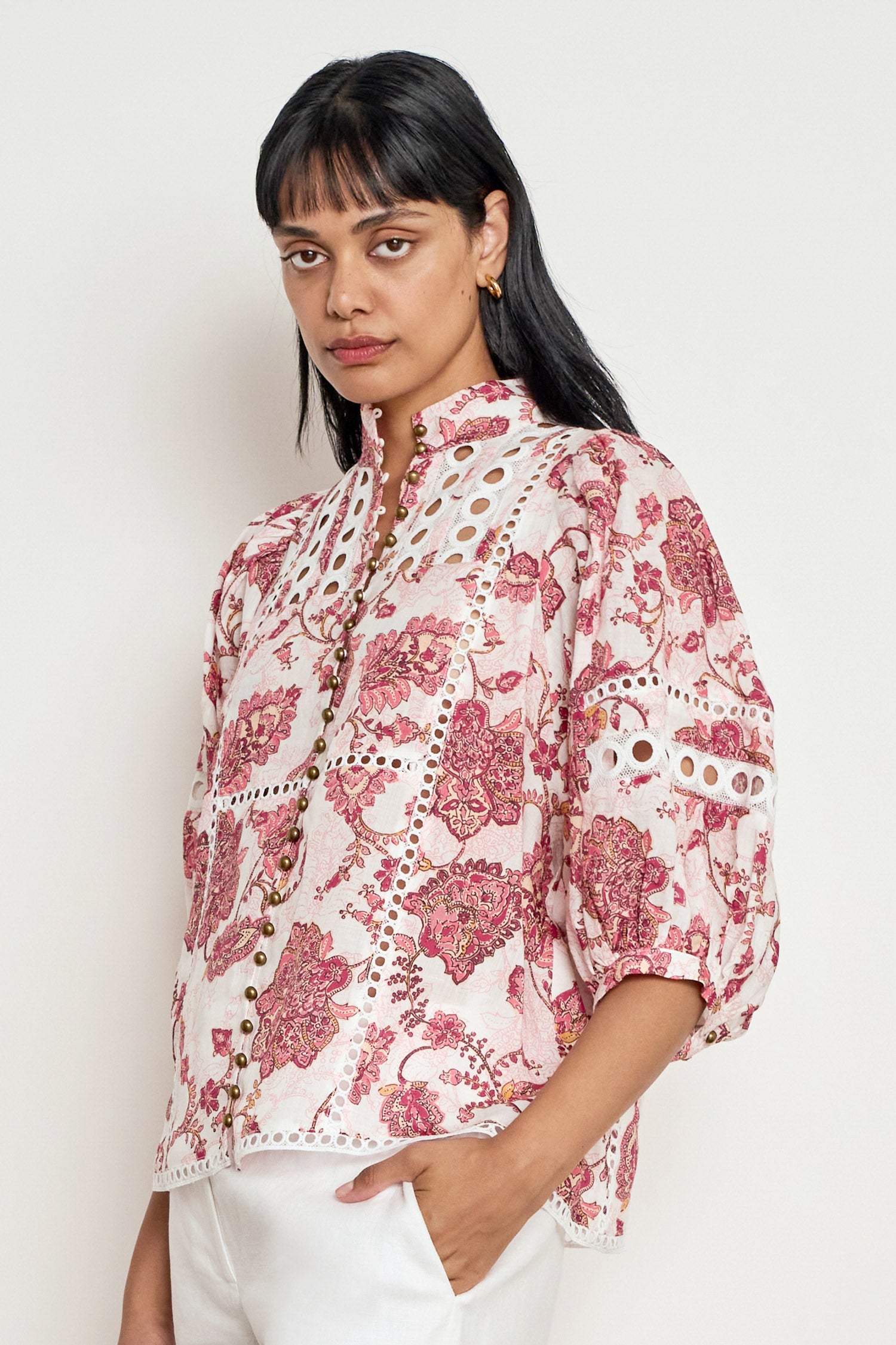 Zoe Kratzmann Extend Top - Rose Paisley