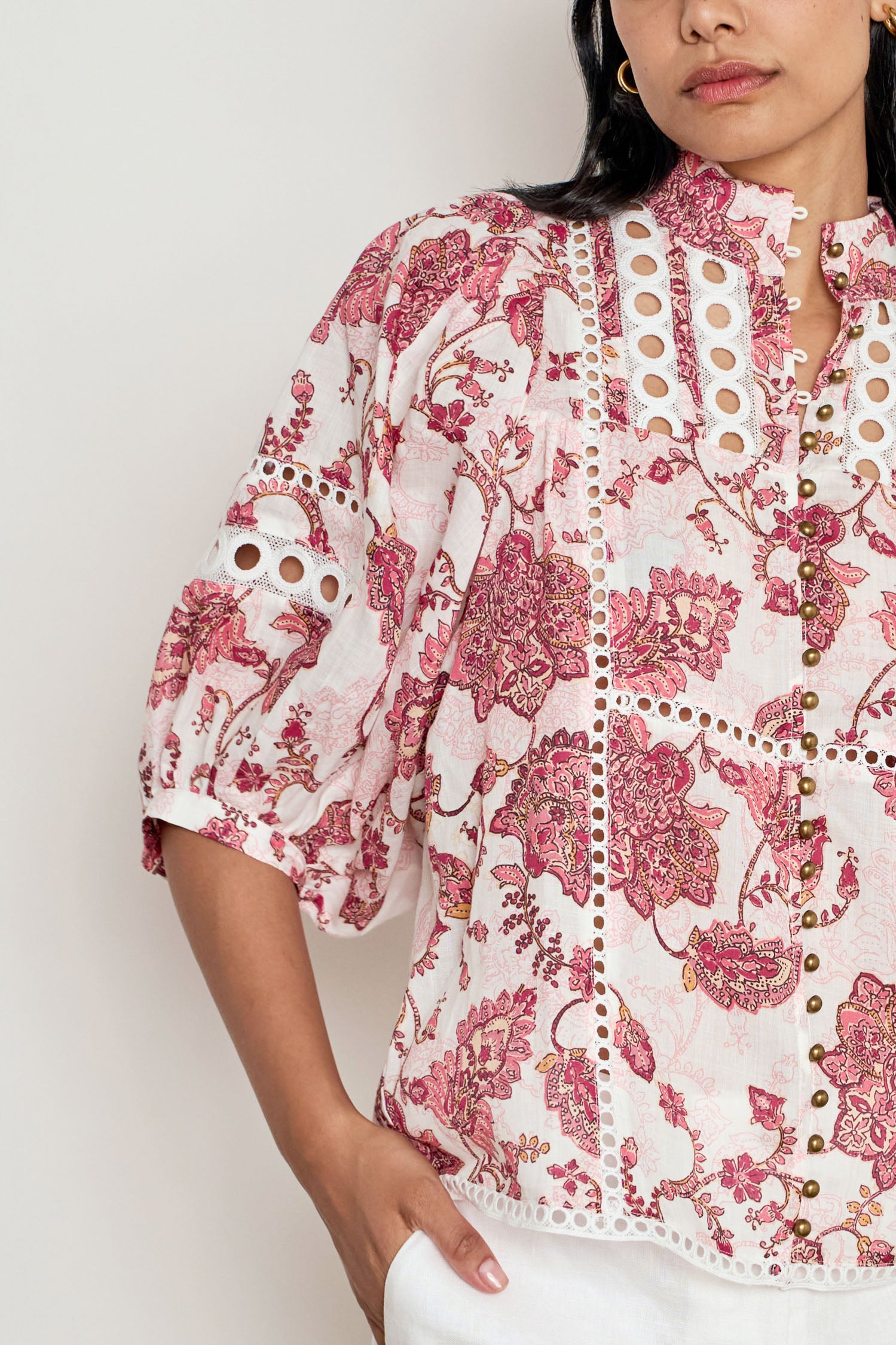 Zoe Kratzmann Extend Top - Rose Paisley