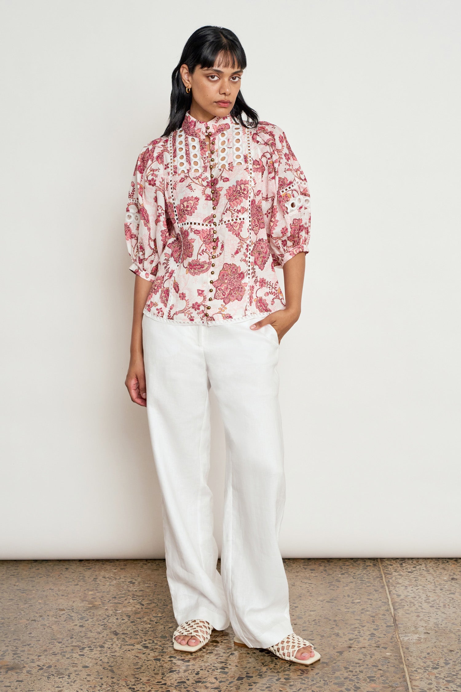 Zoe Kratzmann Extend Top - Rose Paisley