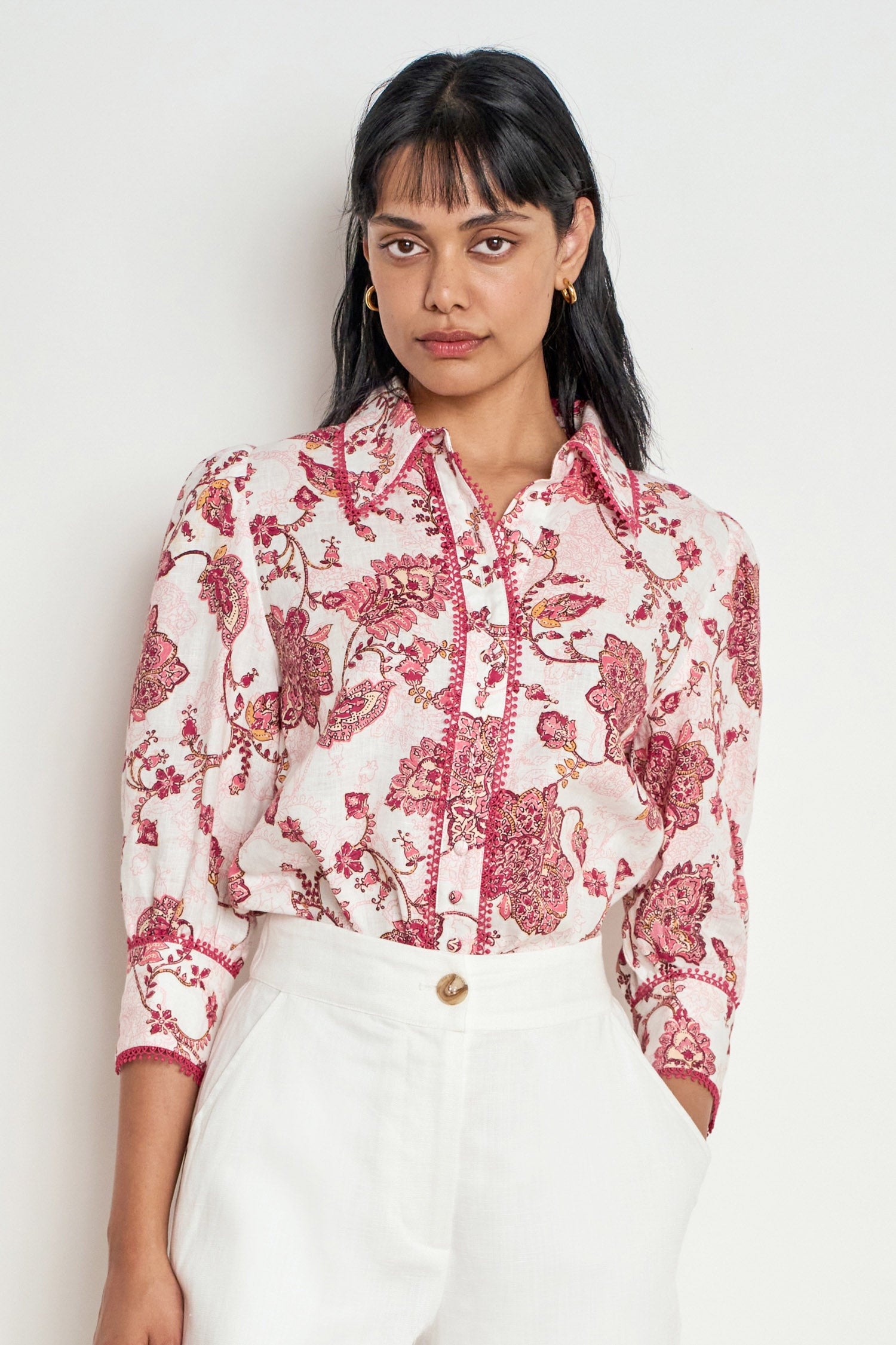 Zoe Kratzmann Serenade Top - Rose Paisley