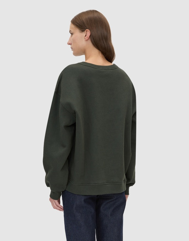 C & M Anca Graphic Sweater - Bottle Green