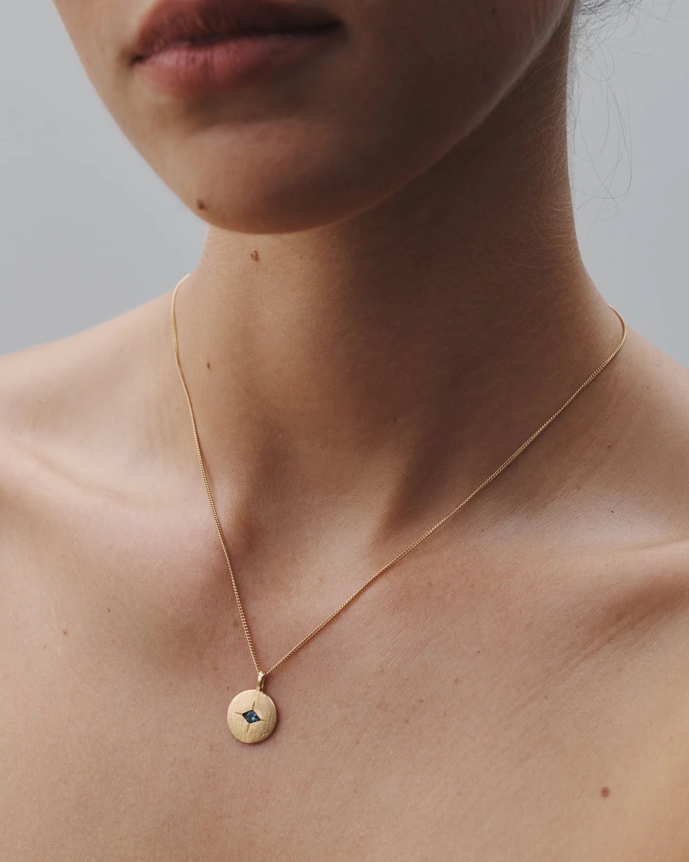 Mavi Eye Necklace - 18K Gold Vermeil